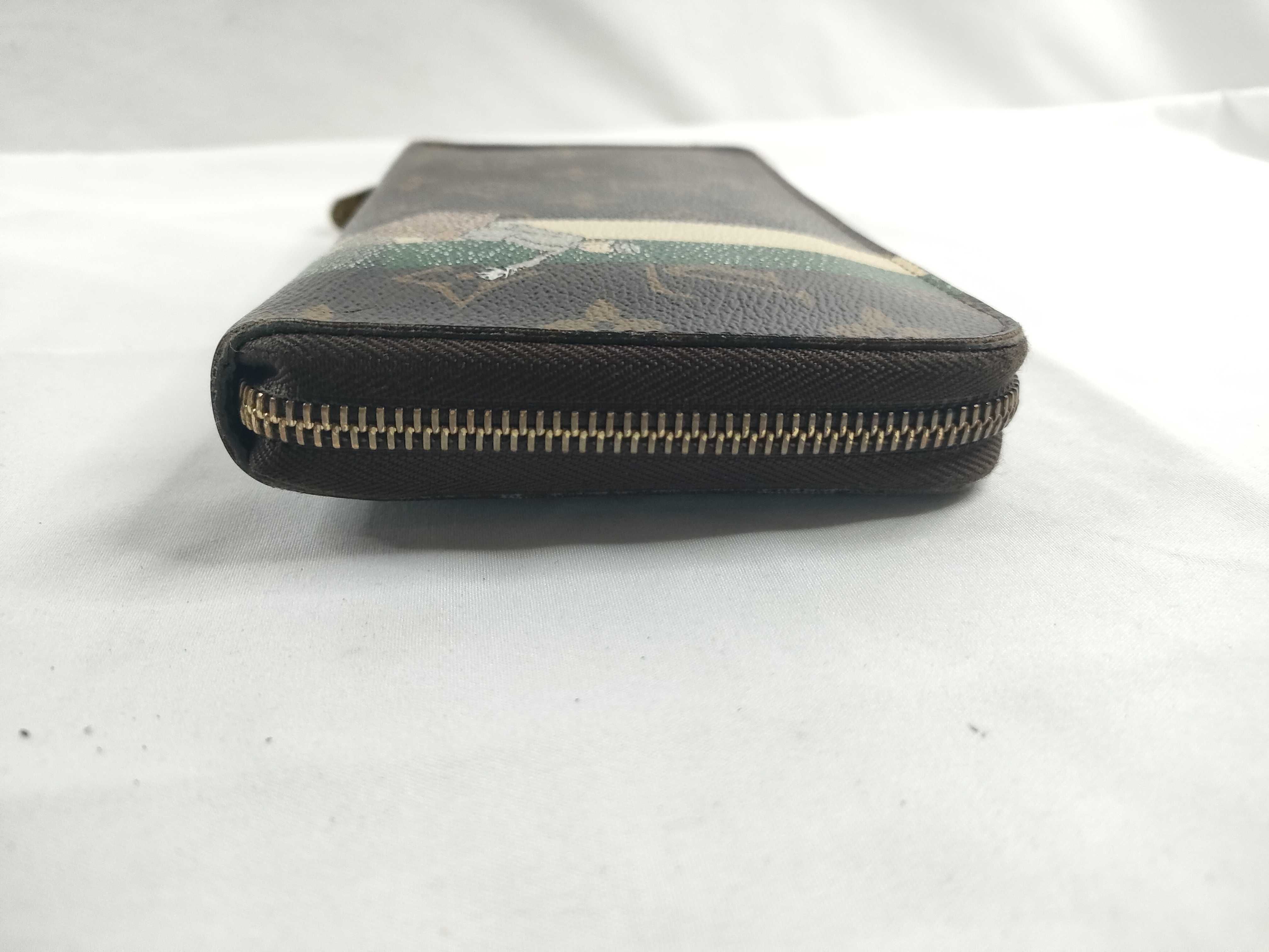 Monogram Groom Zippy Organizer Bellboy Print Wallet — view 7