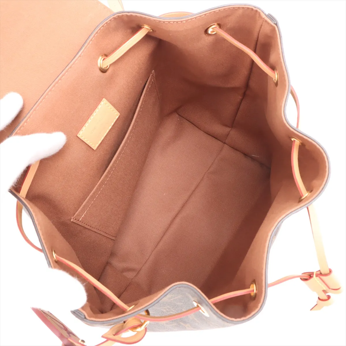 Monogram Montsouris NM PM M45501 Brown (RFID detected) — view 7