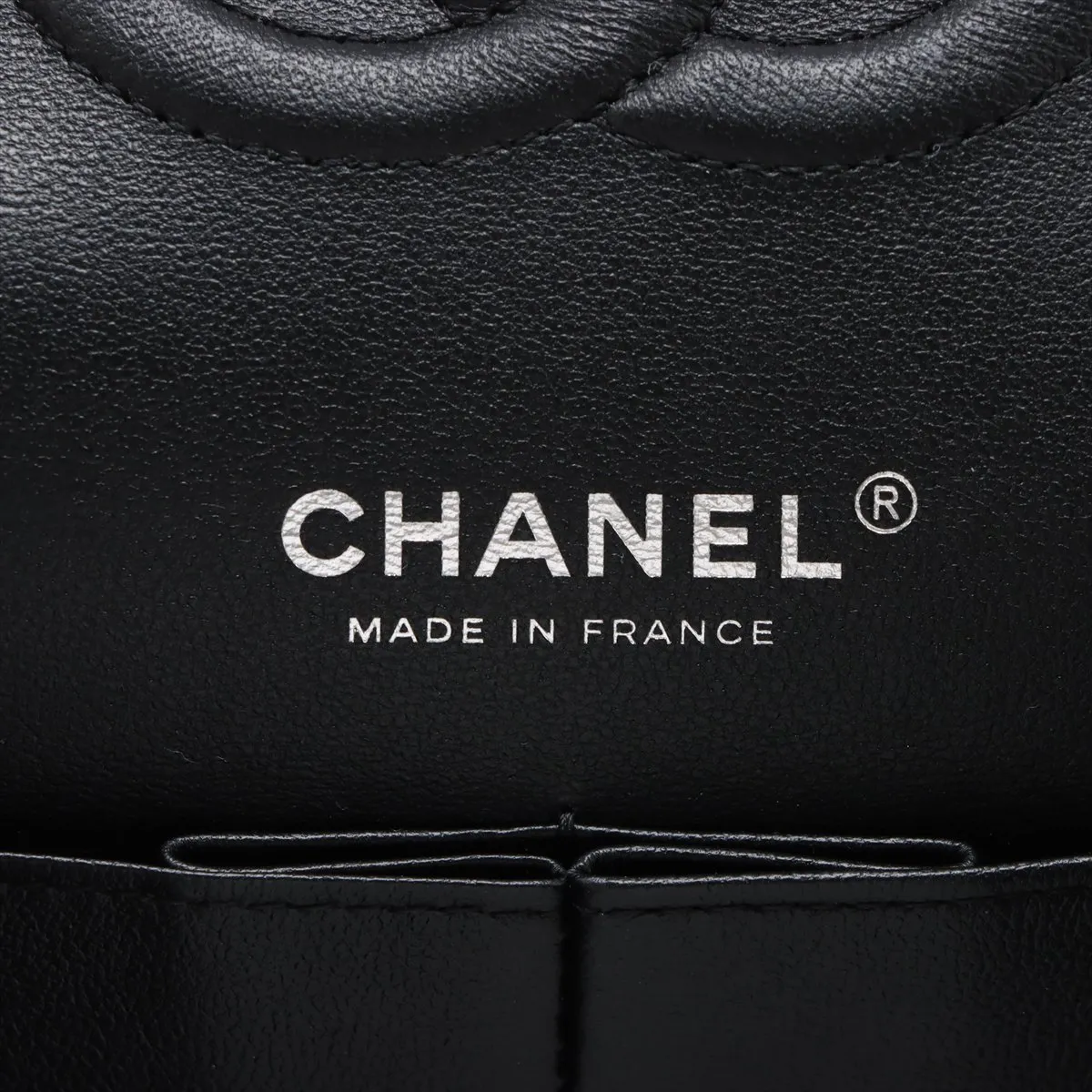 [Individually wrapped] Chanel Matelasse 25 Lambskin Double Flap Double Chain Bag Black Hardware A608NA3K Random Plate A01112 — view 9