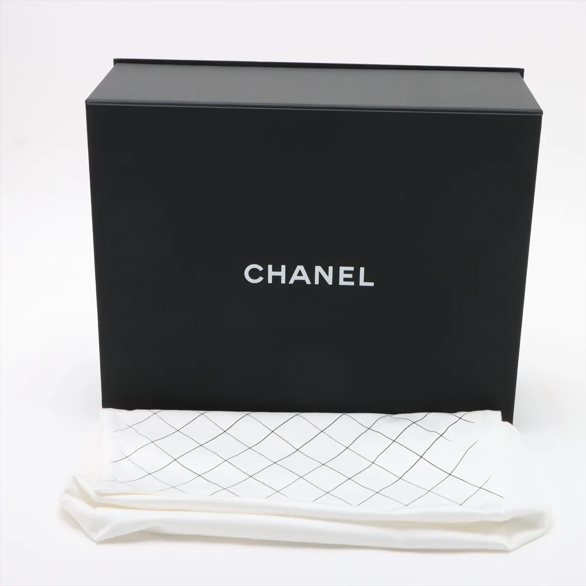 [Individually wrapped] Chanel Matelasse 25 Lambskin Double Flap Double Chain Bag Black Hardware A608NA3K Random Plate A01112 — view 10