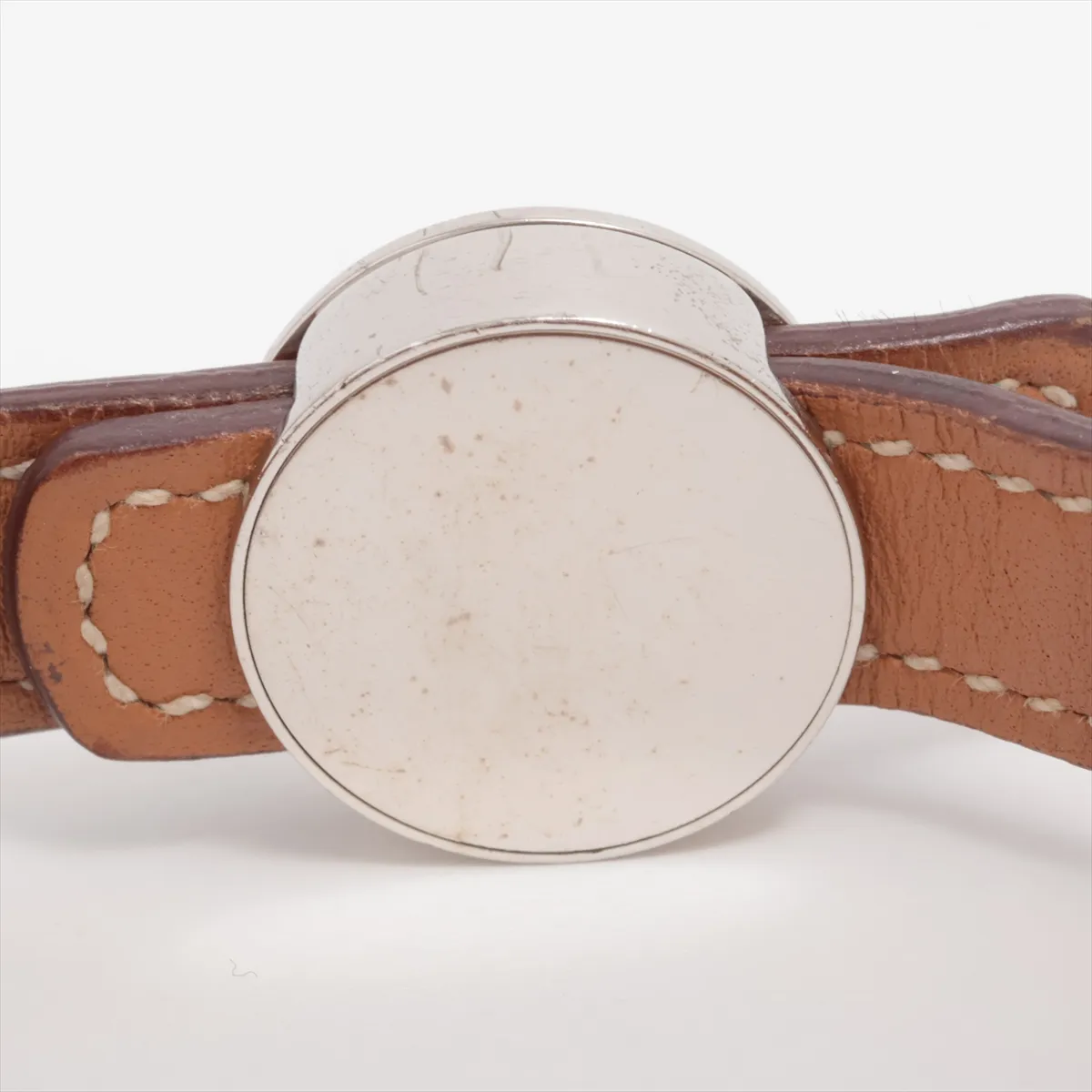 Sellier Looping Bracelet I: 2005, Leather, Black x Brown, — view 4