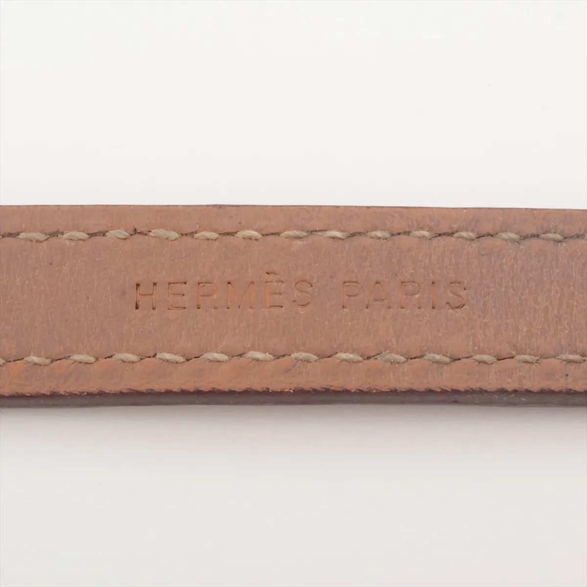 Sellier Looping Bracelet I: 2005, Leather, Black x Brown, — view 6