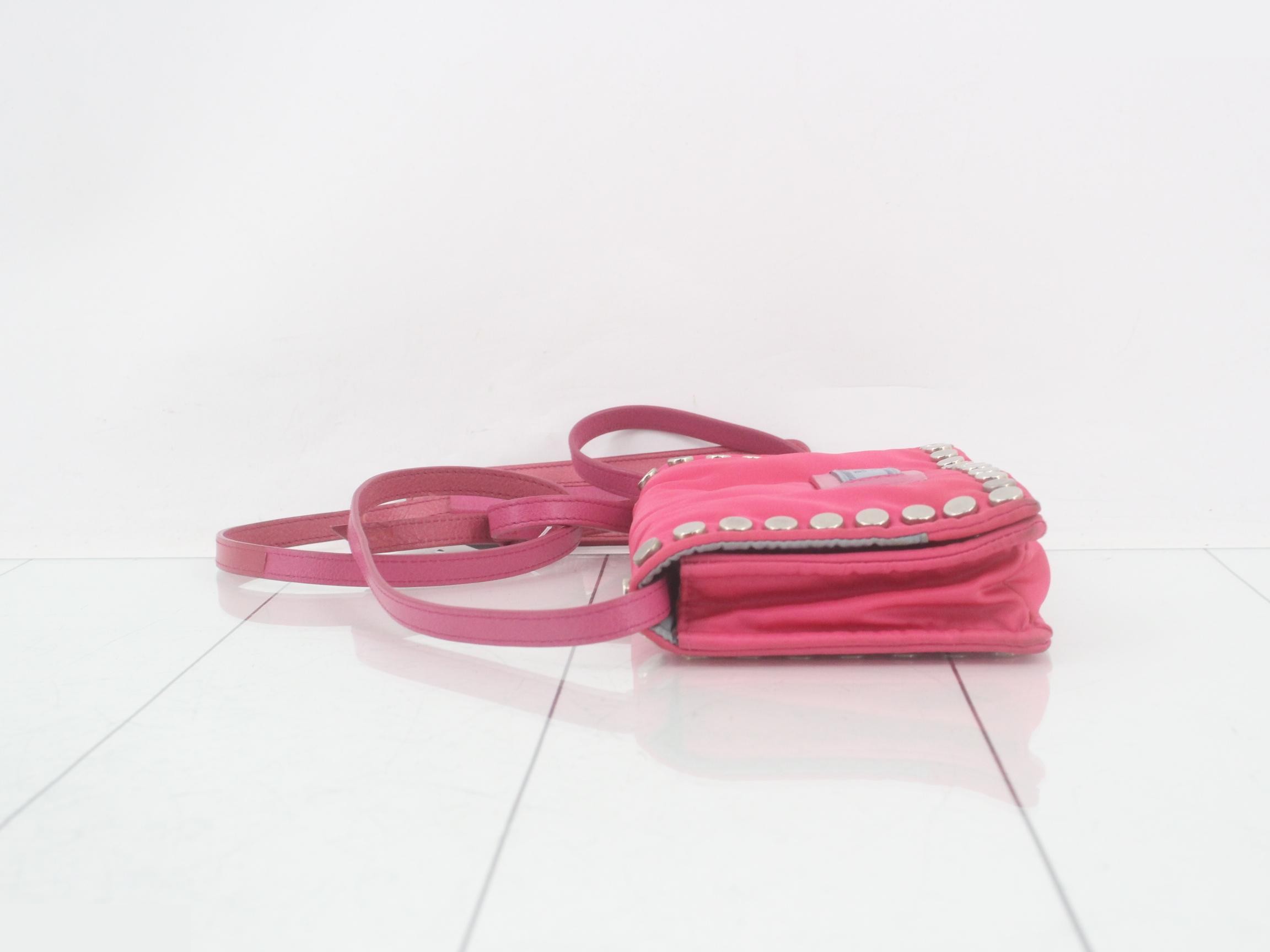 Etiquette Studs Pocono Crossbody Bag, Nylon — view 4