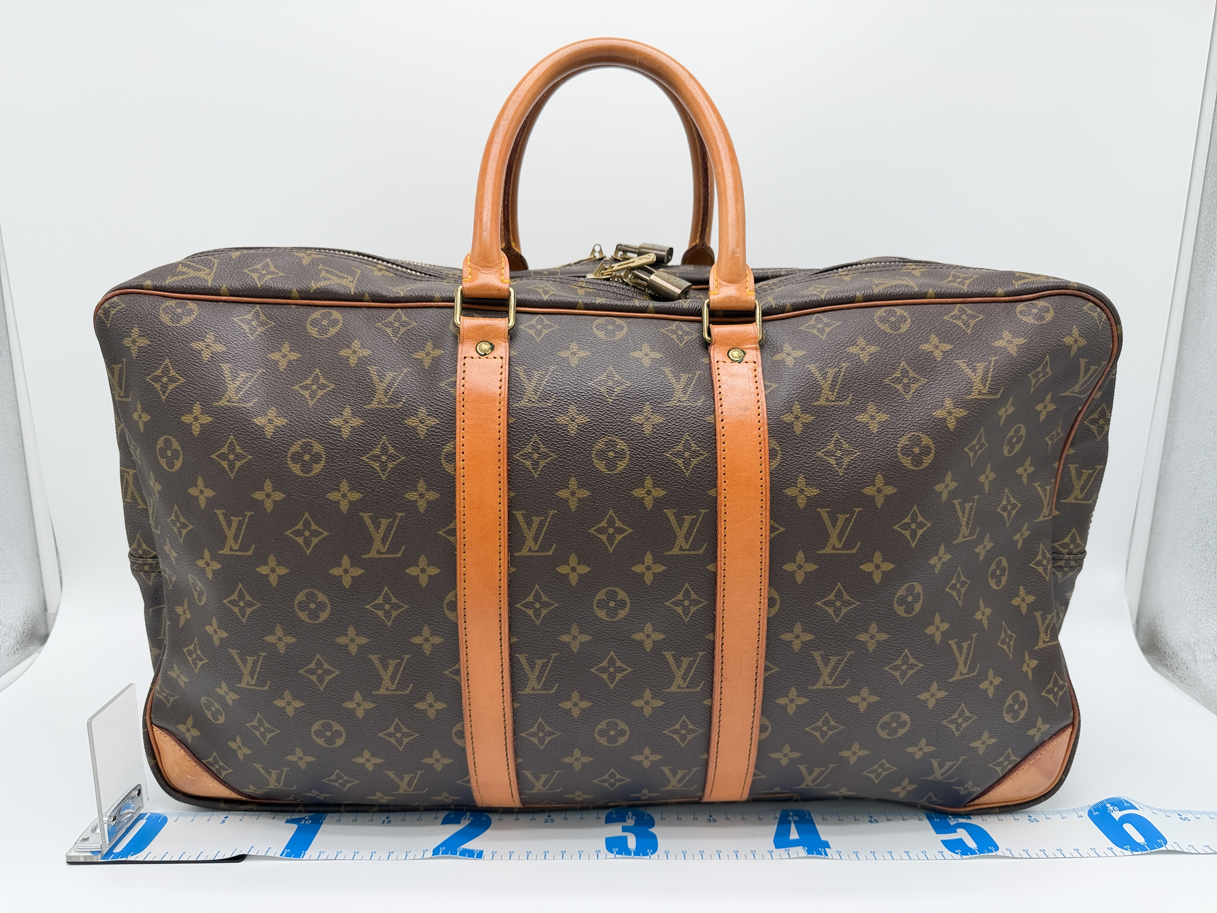 Monogram M41404 Sirius 55 Boston Bag with 2 Padlocks — view 2