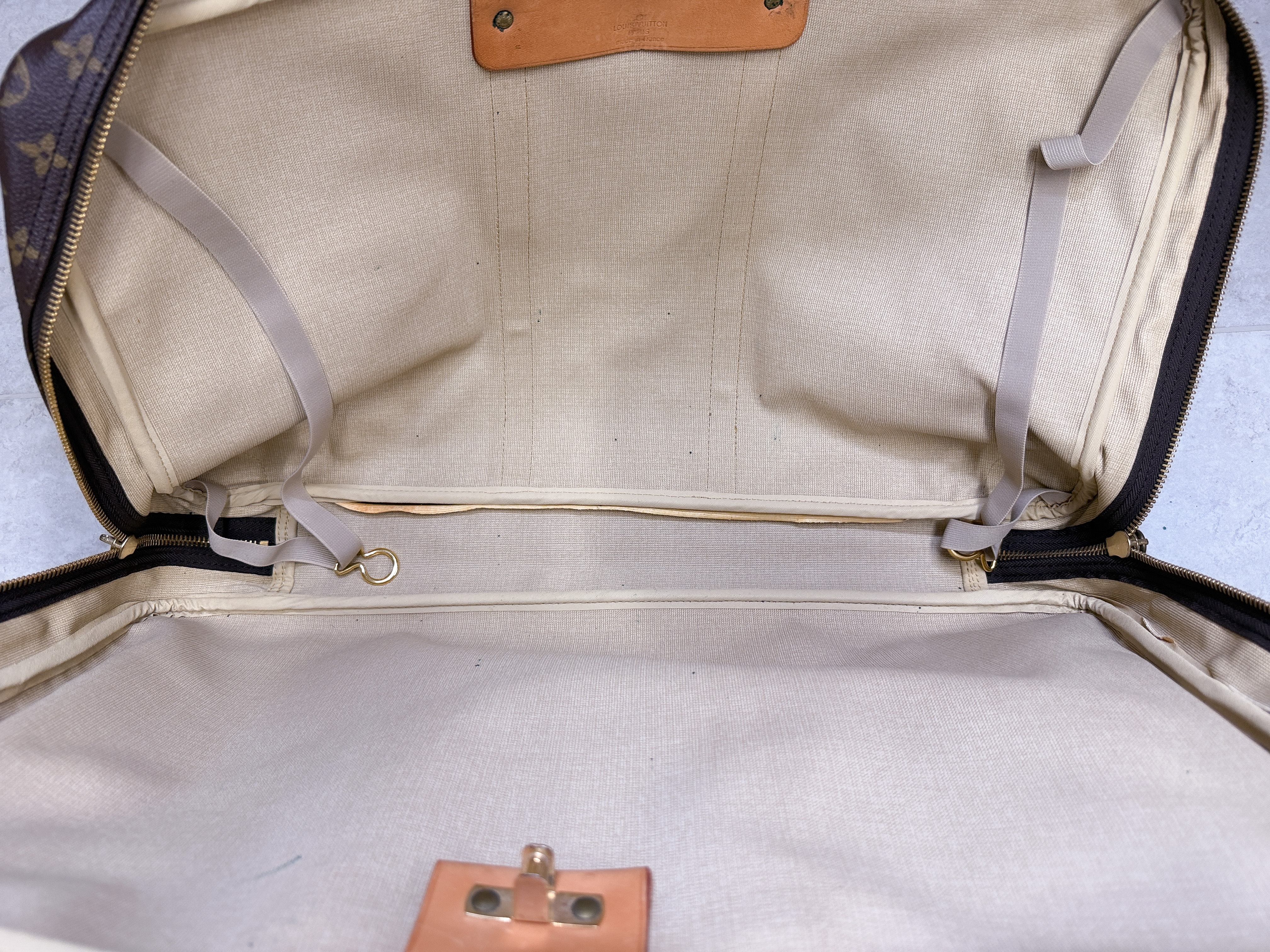 Monogram M41404 Sirius 55 Boston Bag with 2 Padlocks — view 11