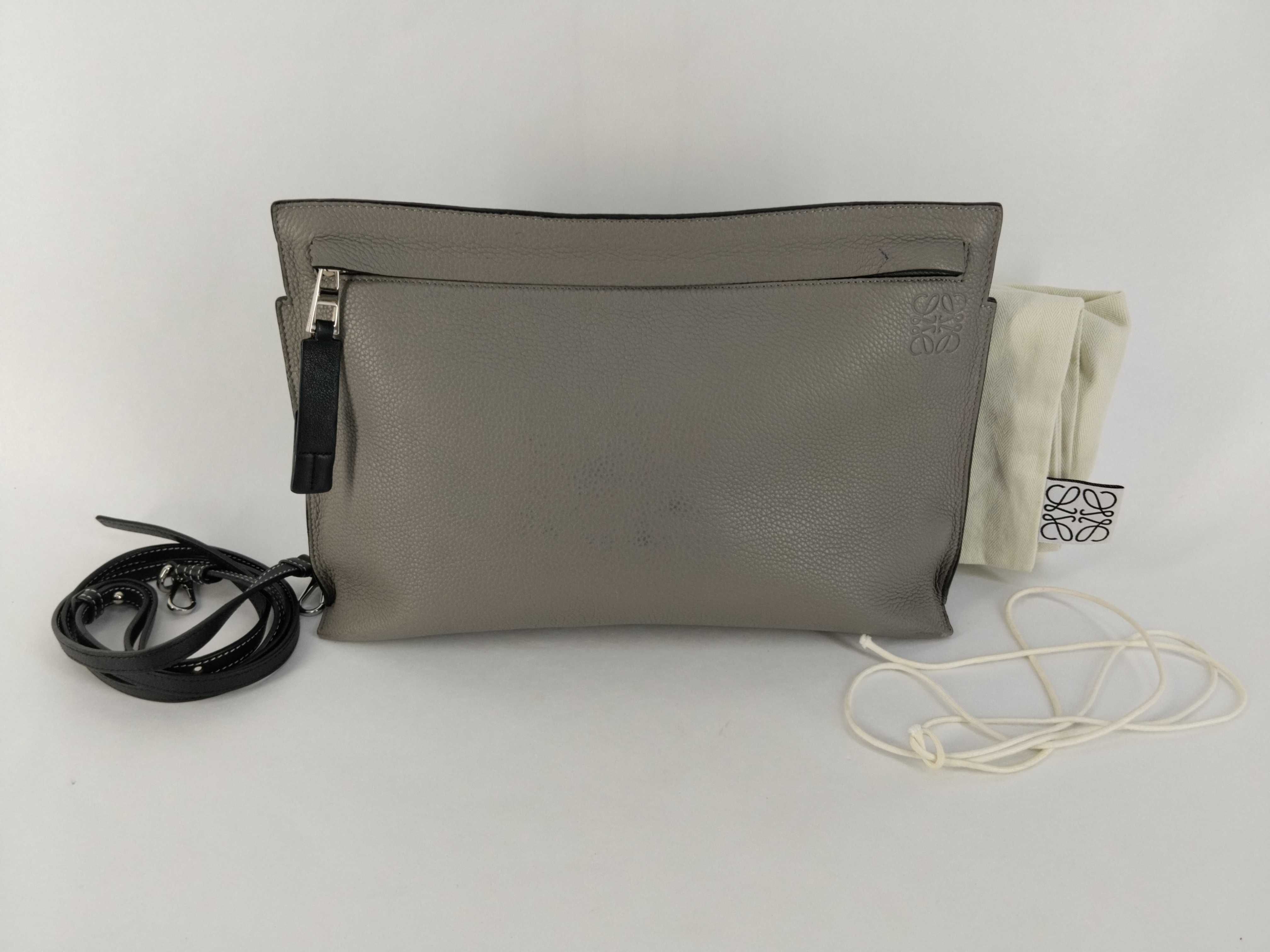 Leather 2-Way Bag, Shoulder Bag with Strap