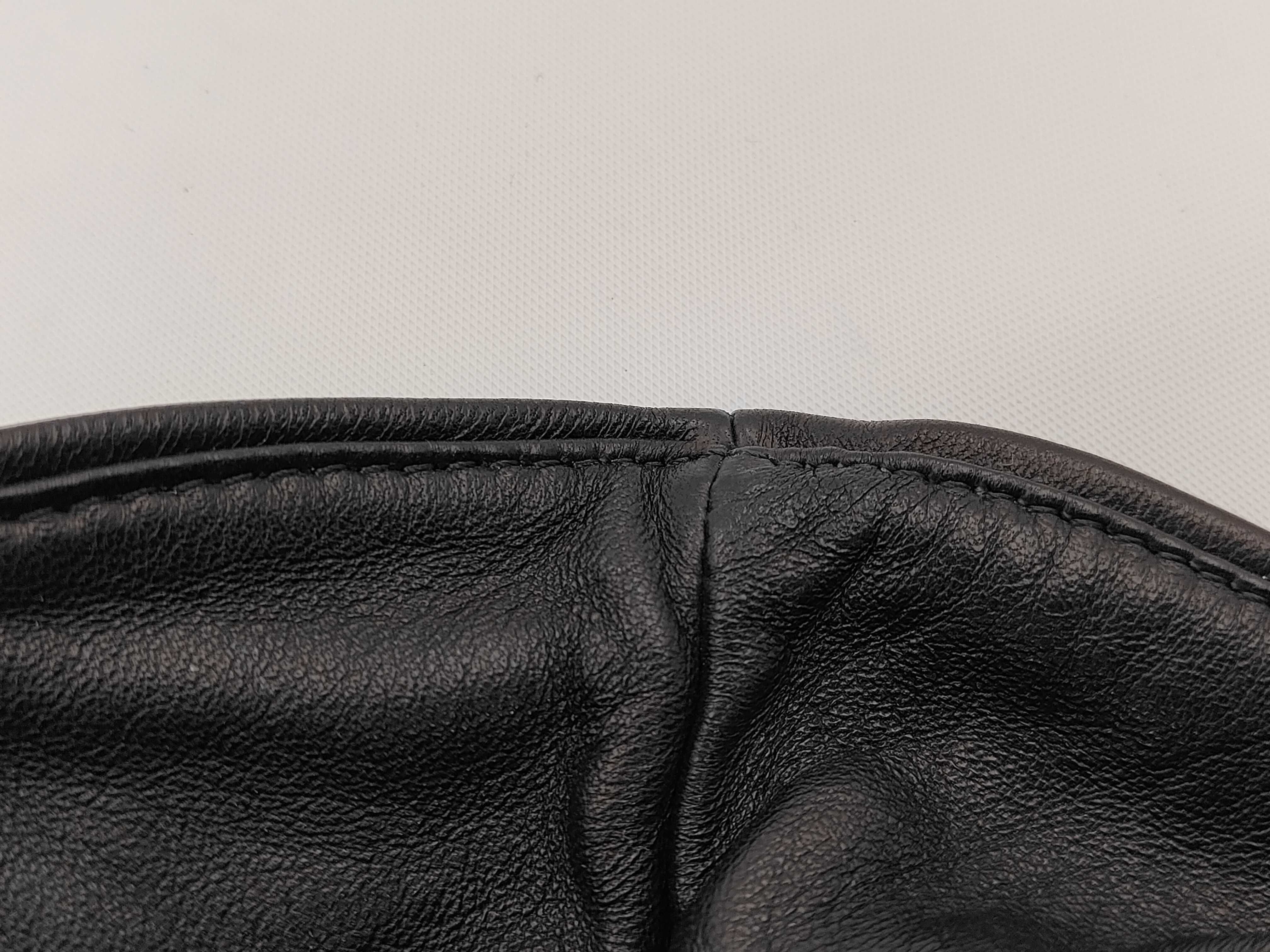 Lambskin Black Drawstring Bag — view 12