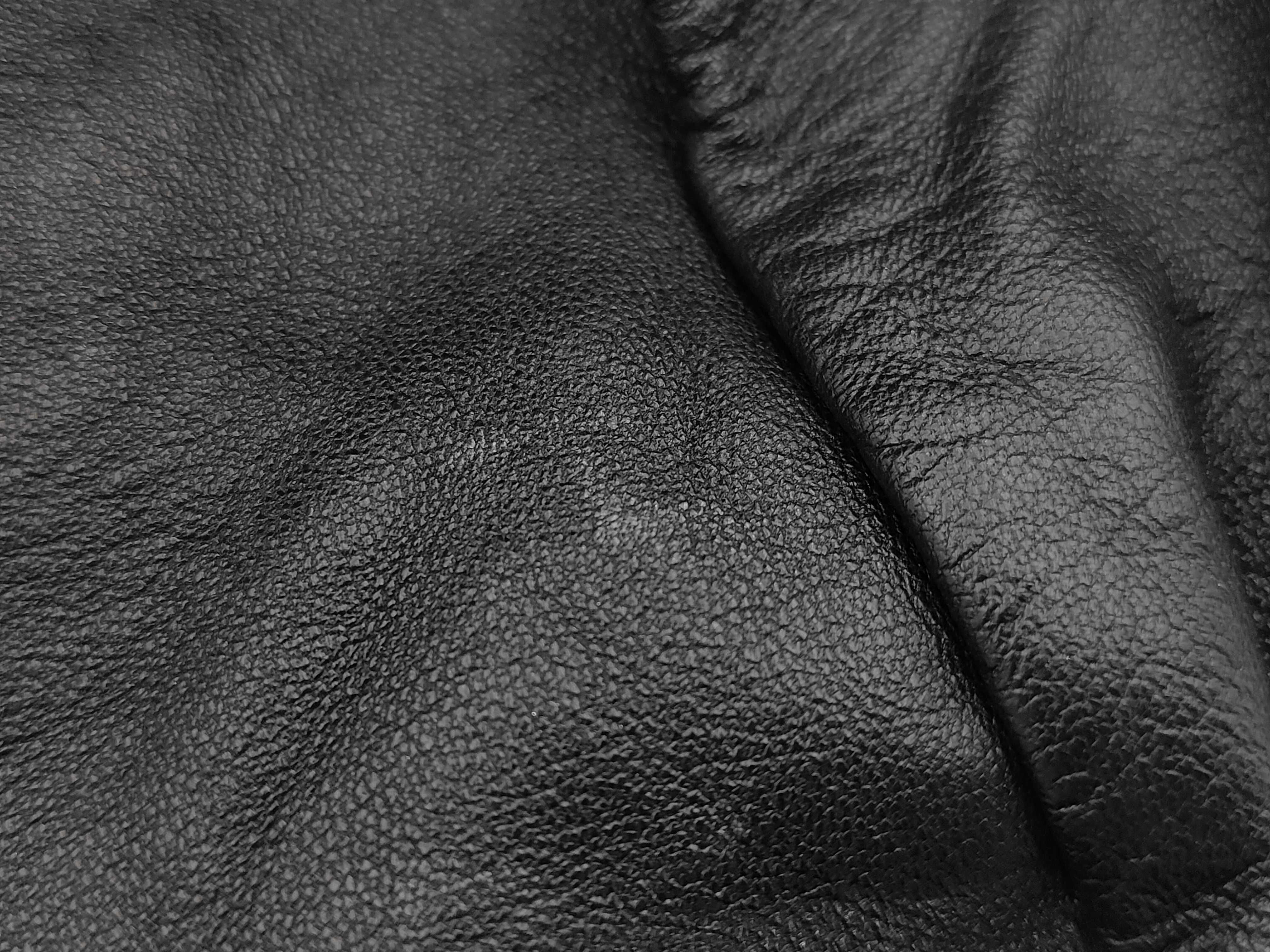 Lambskin Black Drawstring Bag — view 13