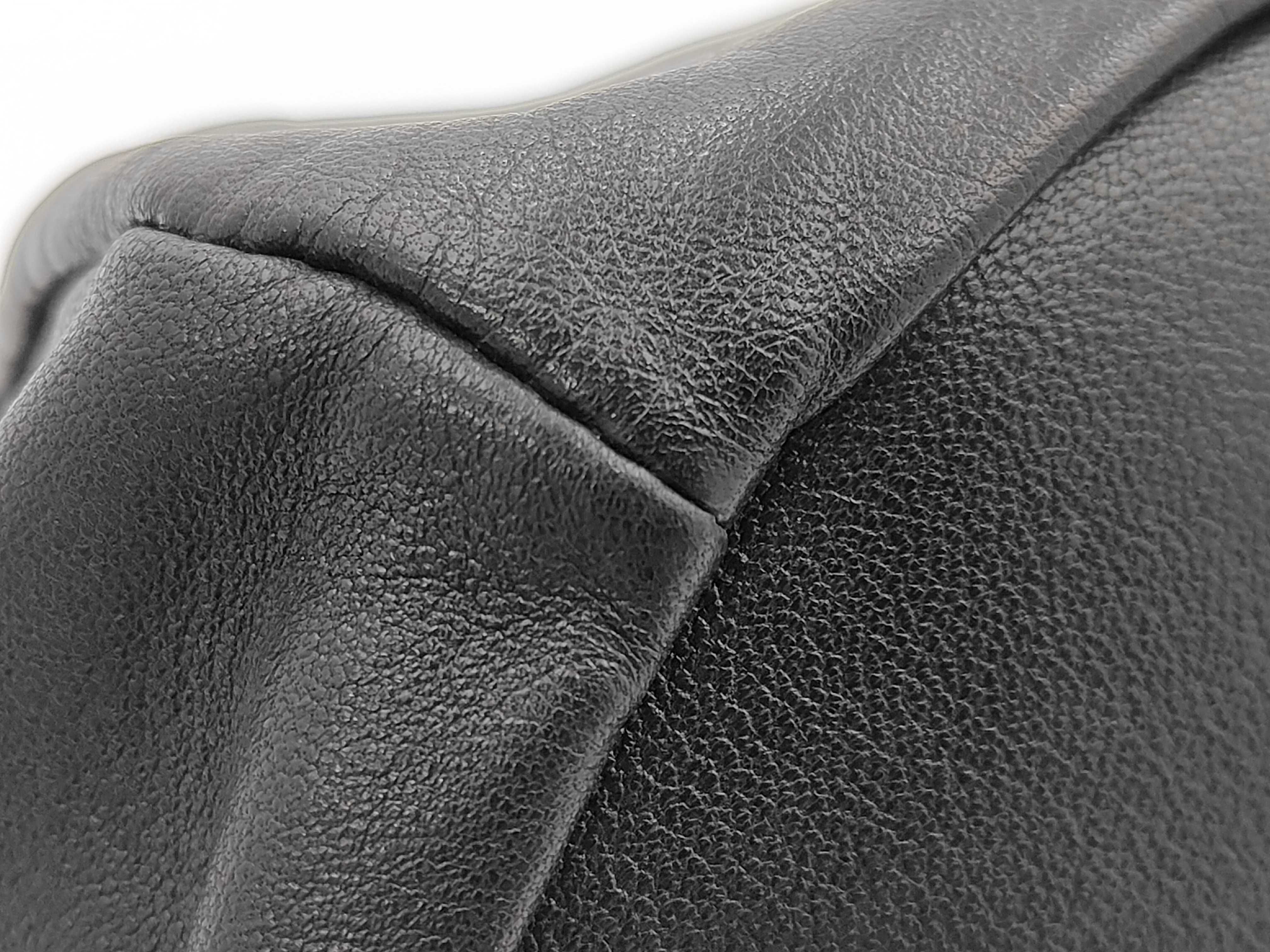 Lambskin Black Drawstring Bag — view 6