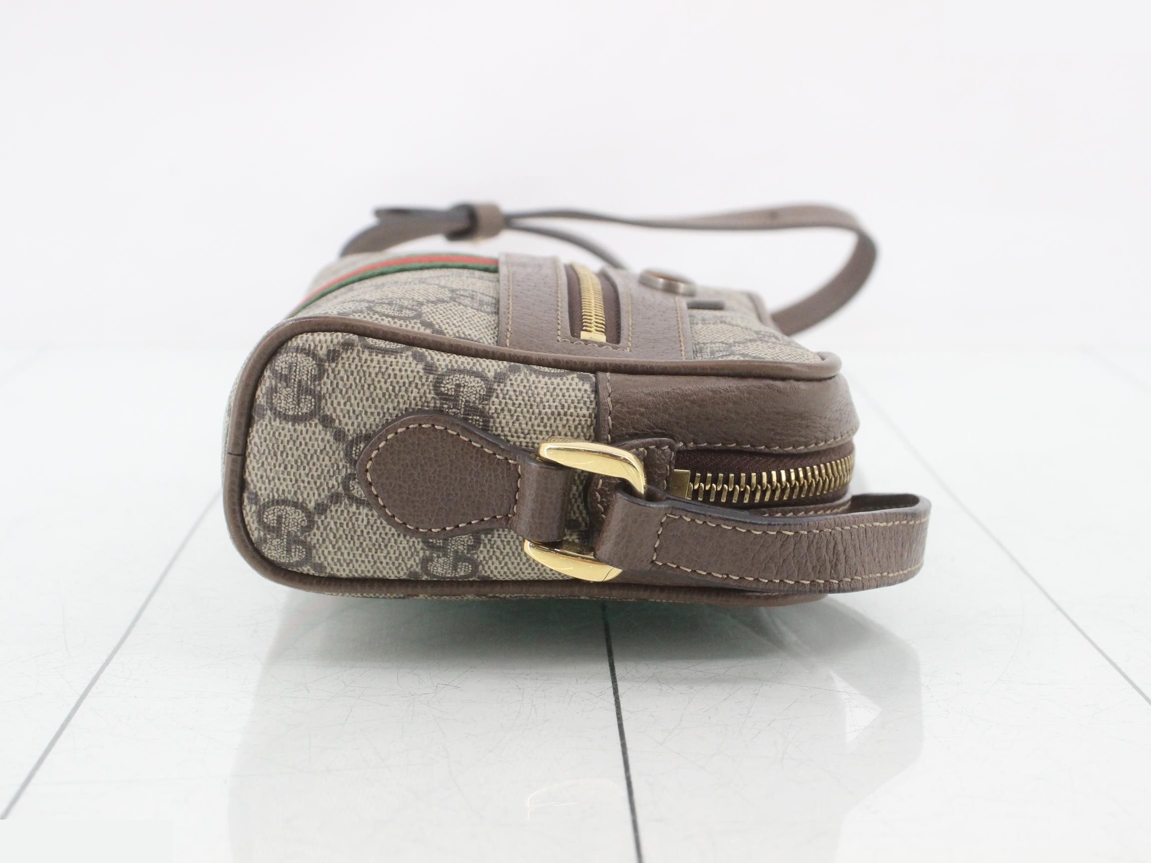 Shoulder bag, Sherry Ophidia, brown — view 3