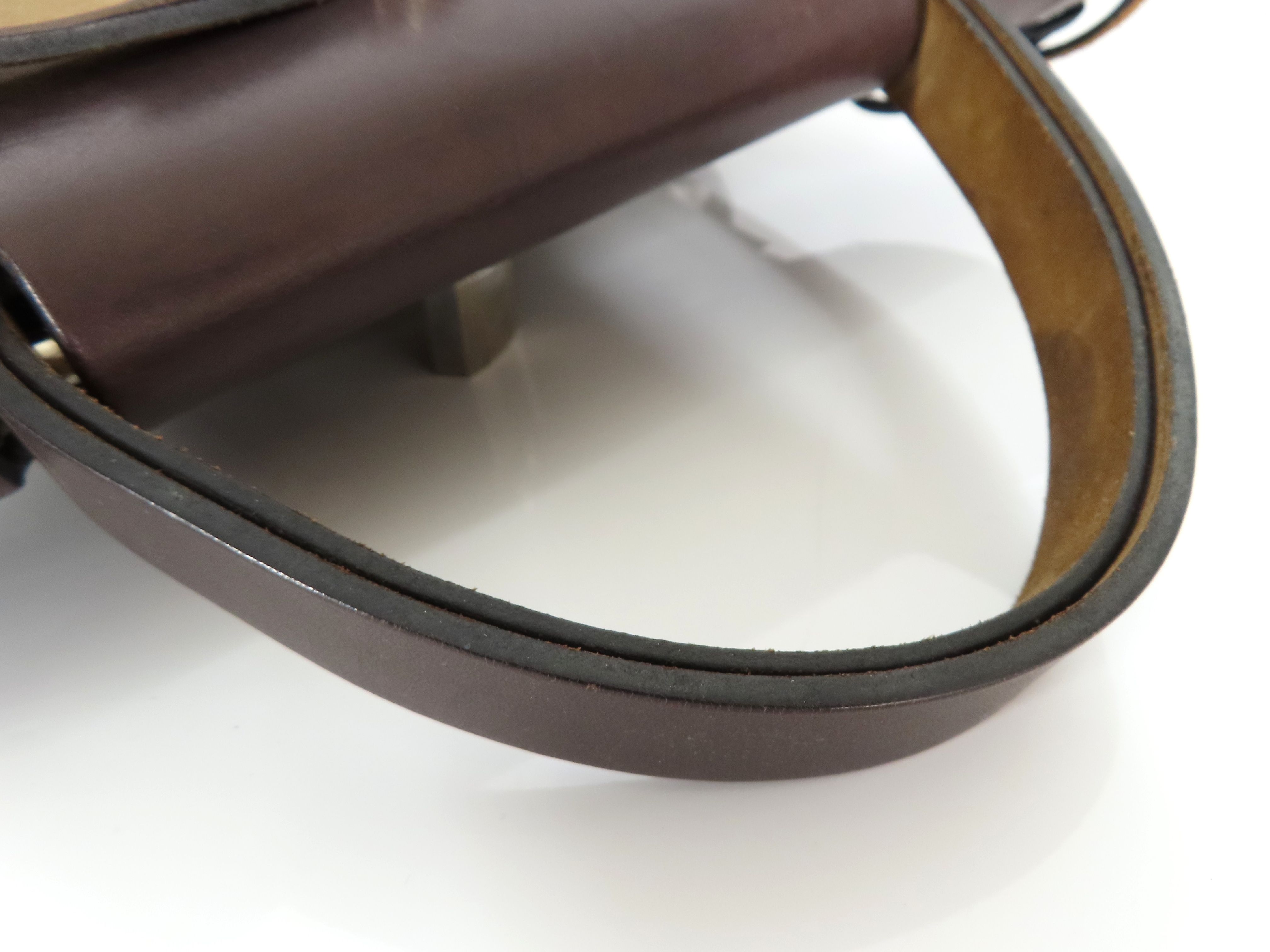 Herbag VN - Herbag Zip PM Toile Officier x Vache Hunter Brown Silver Hardware P Handbag — view 4