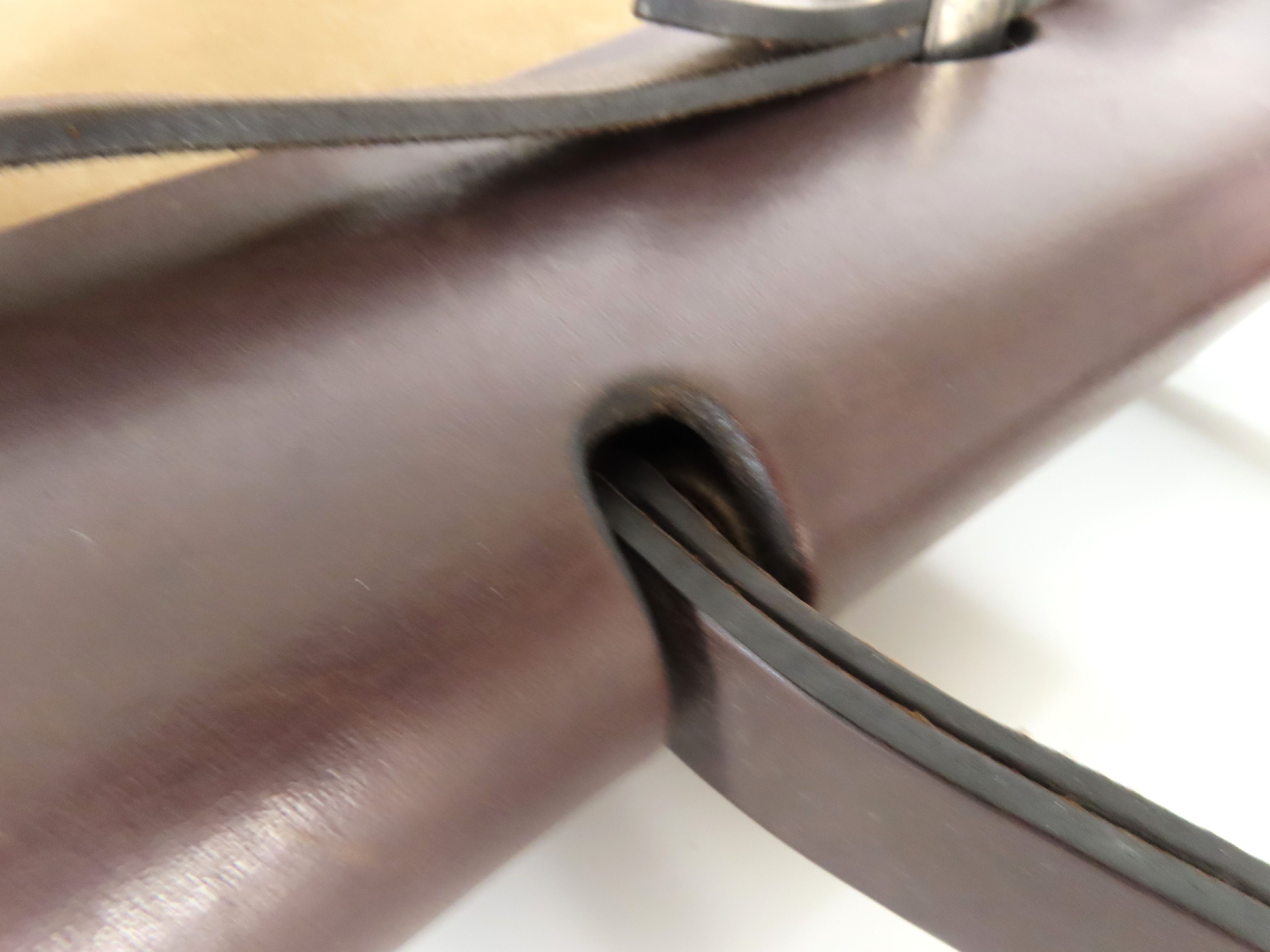 Herbag VN - Herbag Zip PM Toile Officier x Vache Hunter Brown Silver Hardware P Handbag — view 6