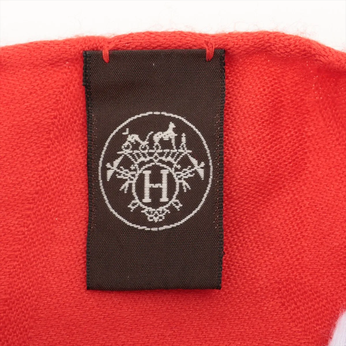 New Libris Stole, Cashmere x Silk, Red, — view 3