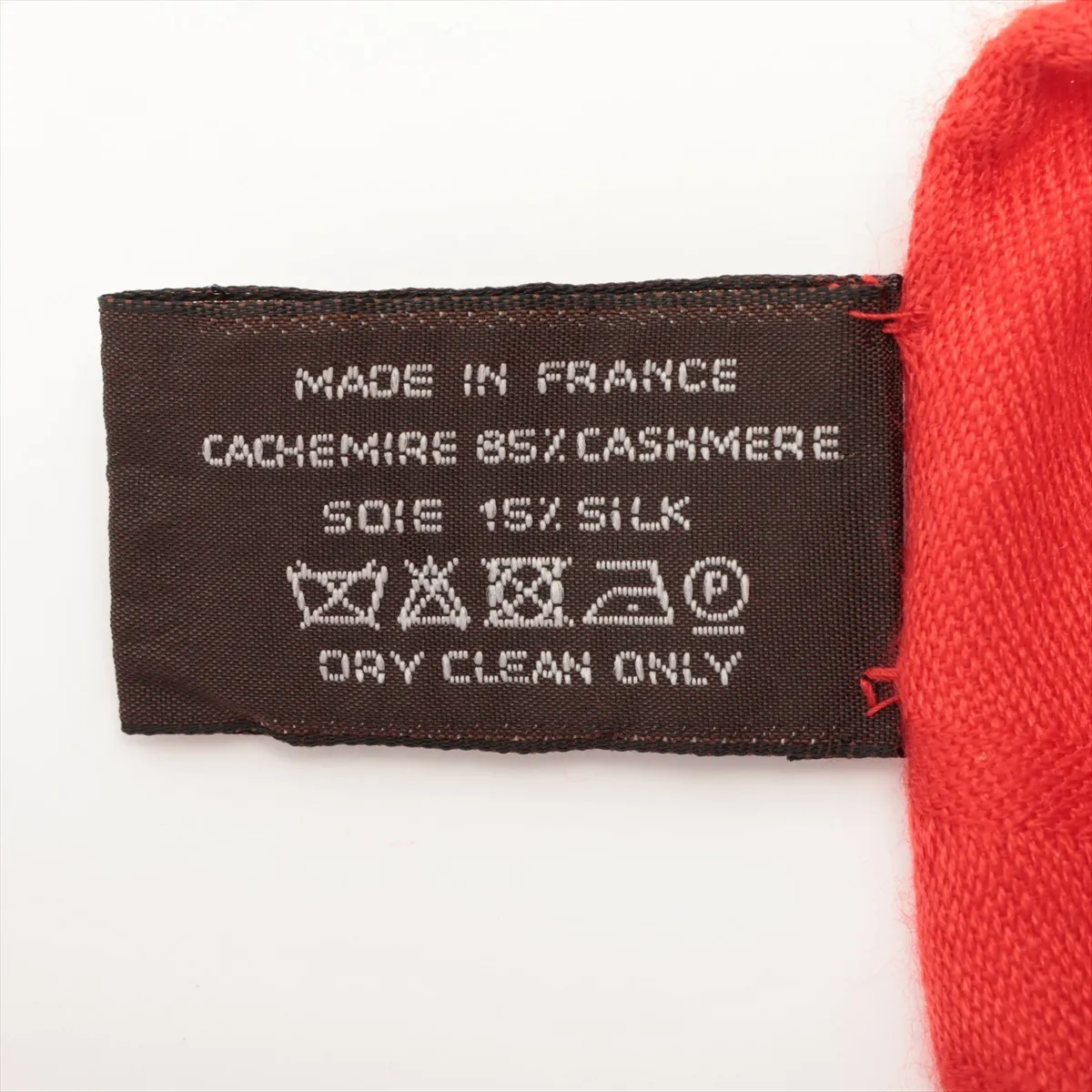 New Libris Stole, Cashmere x Silk, Red, — view 4