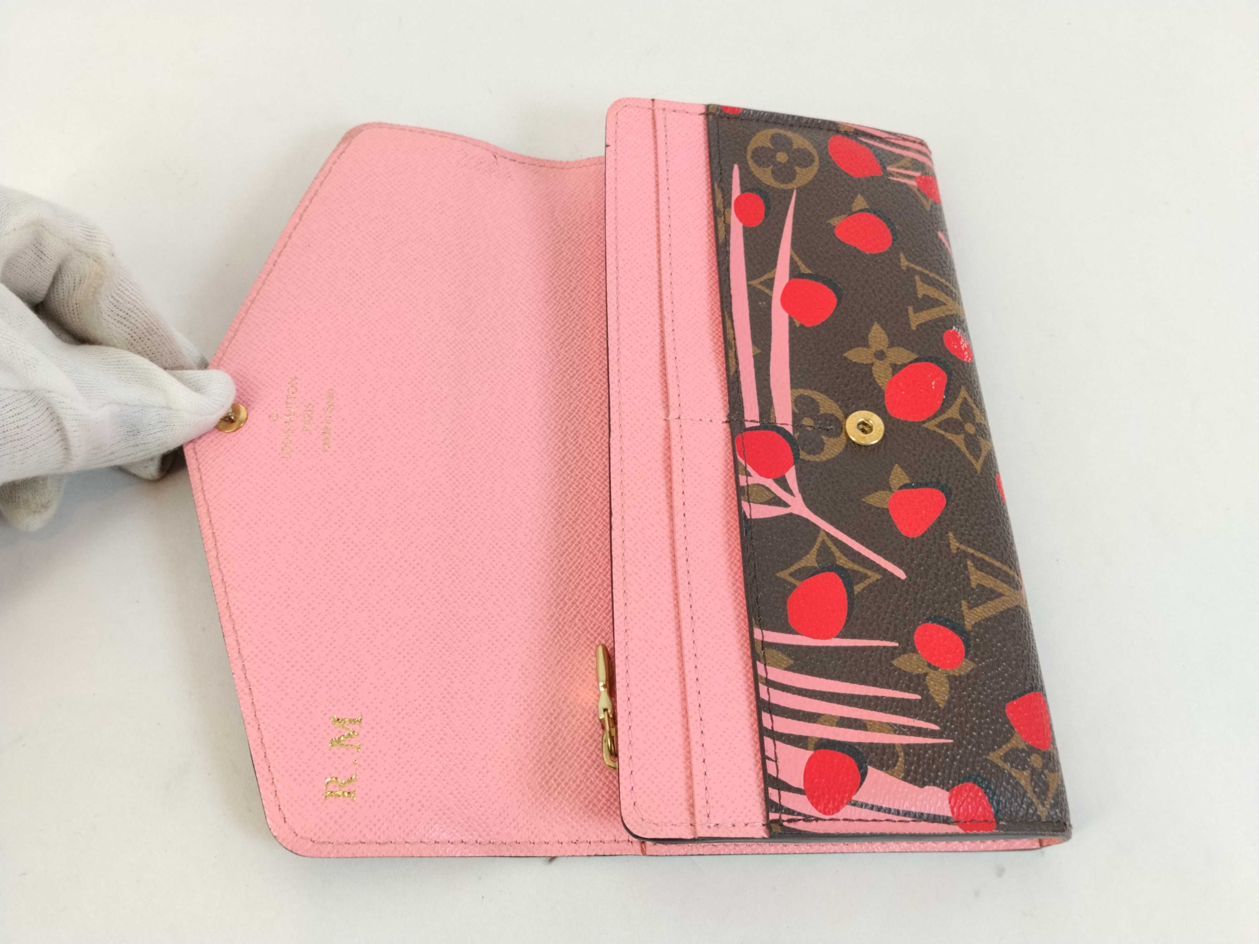 LV Portefeuille Sarah M42576 Mono Summer Jungle Dot Wallet — view 8