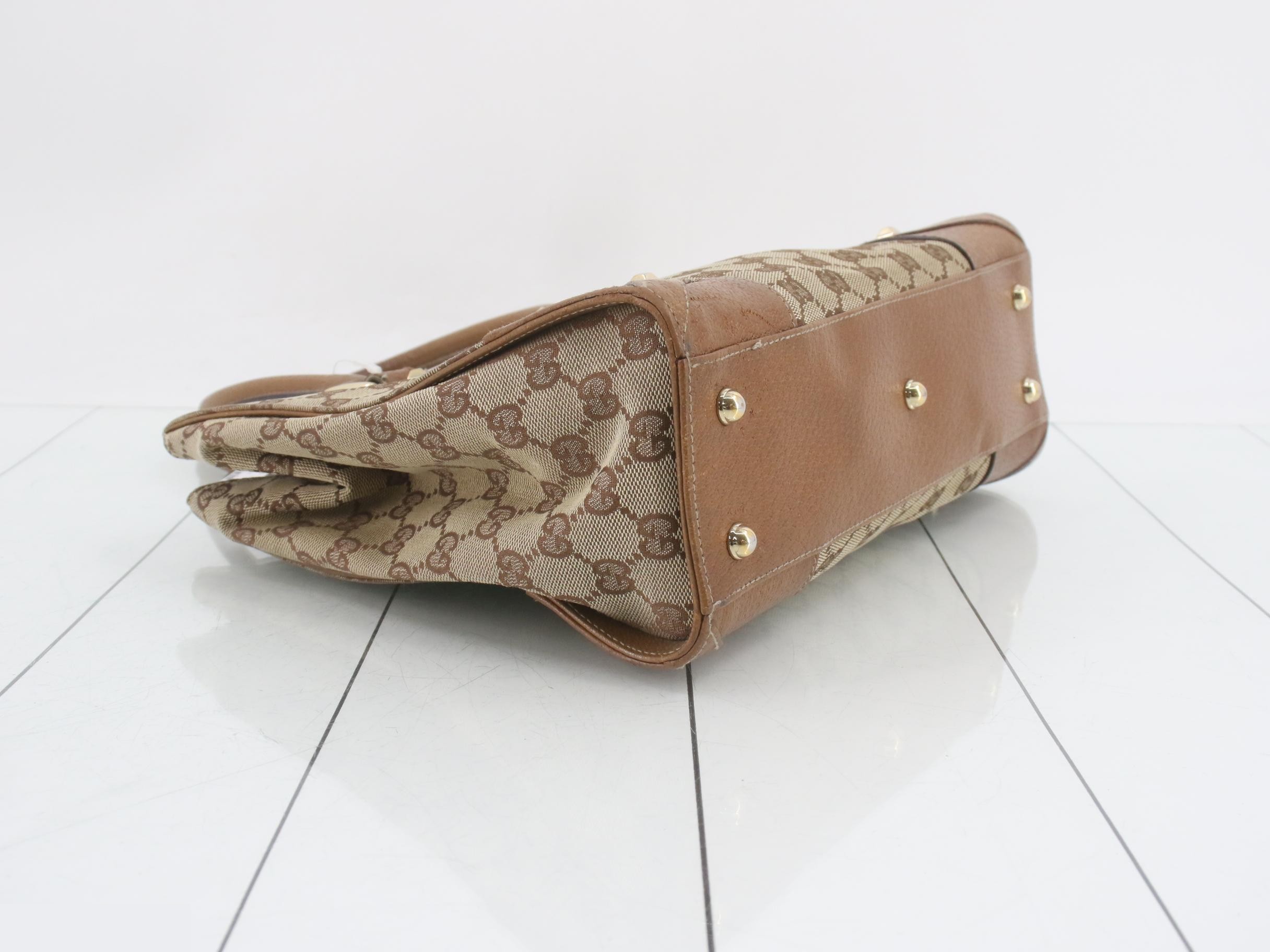 GG canvas handbag, beige/brown — view 5