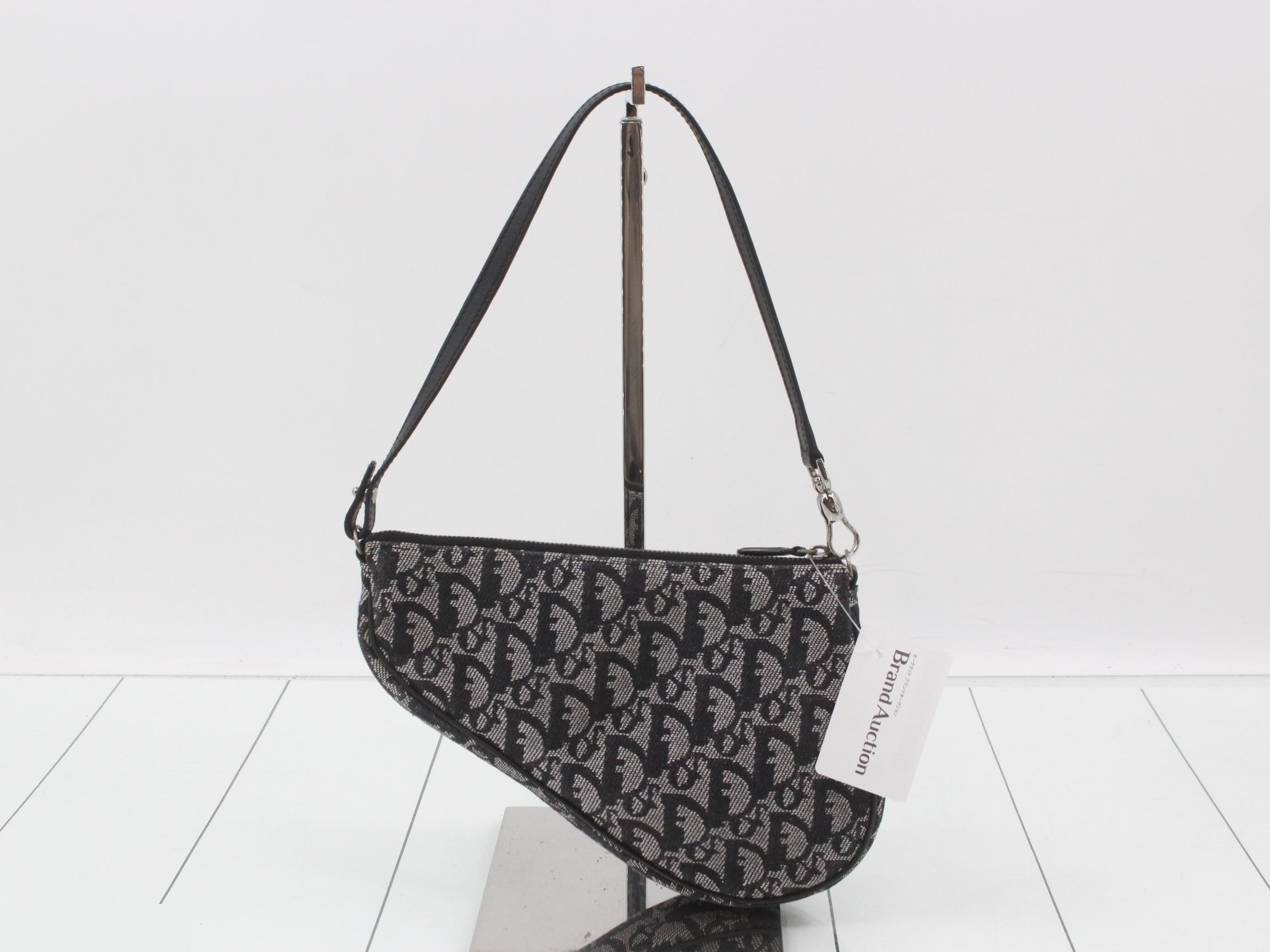 Trotter handbag, Trotter saddle, black — view 2