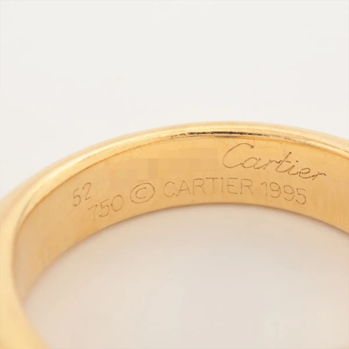 Ellipse de Tête Sapphire Ring, 750 (Yellow Gold), 9.2g, Size 52, D70595, minor chips on stone, — view 3