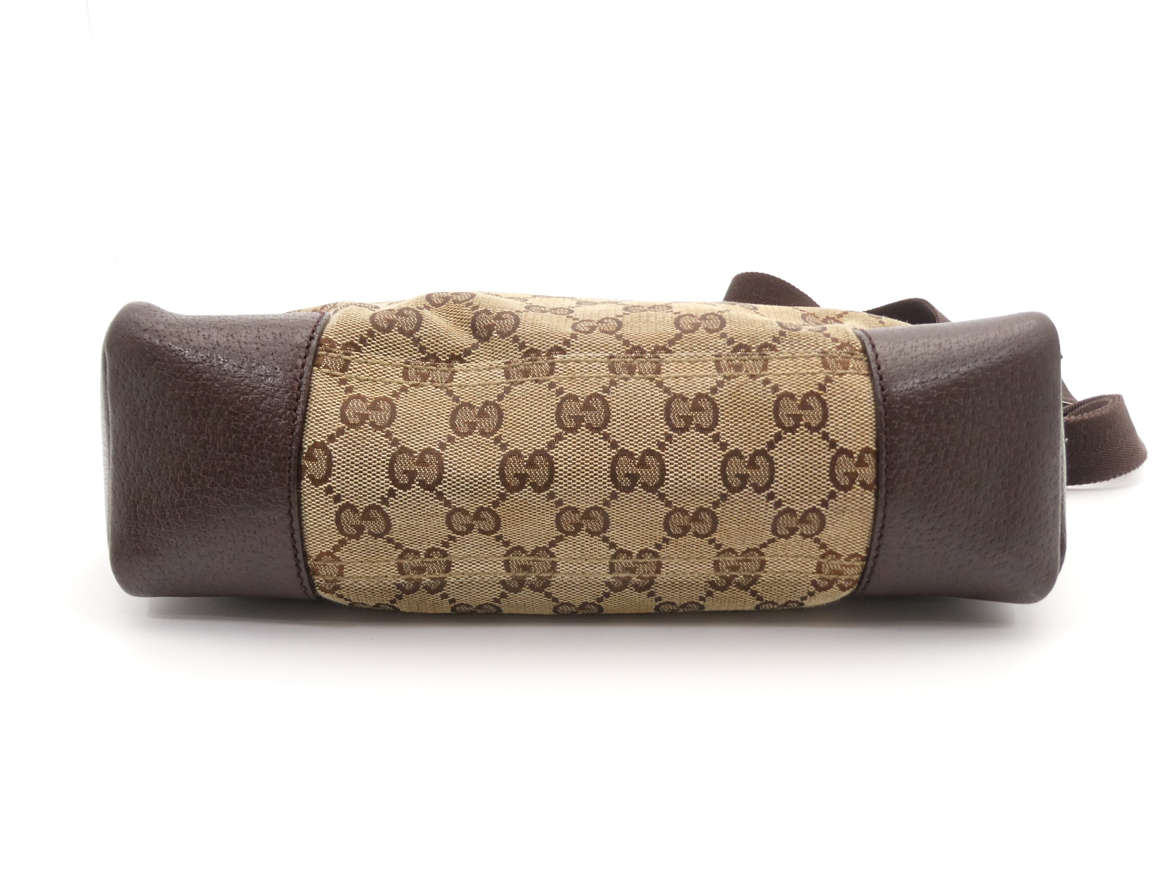 GG Canvas Leather Shoulder Bag — view 5