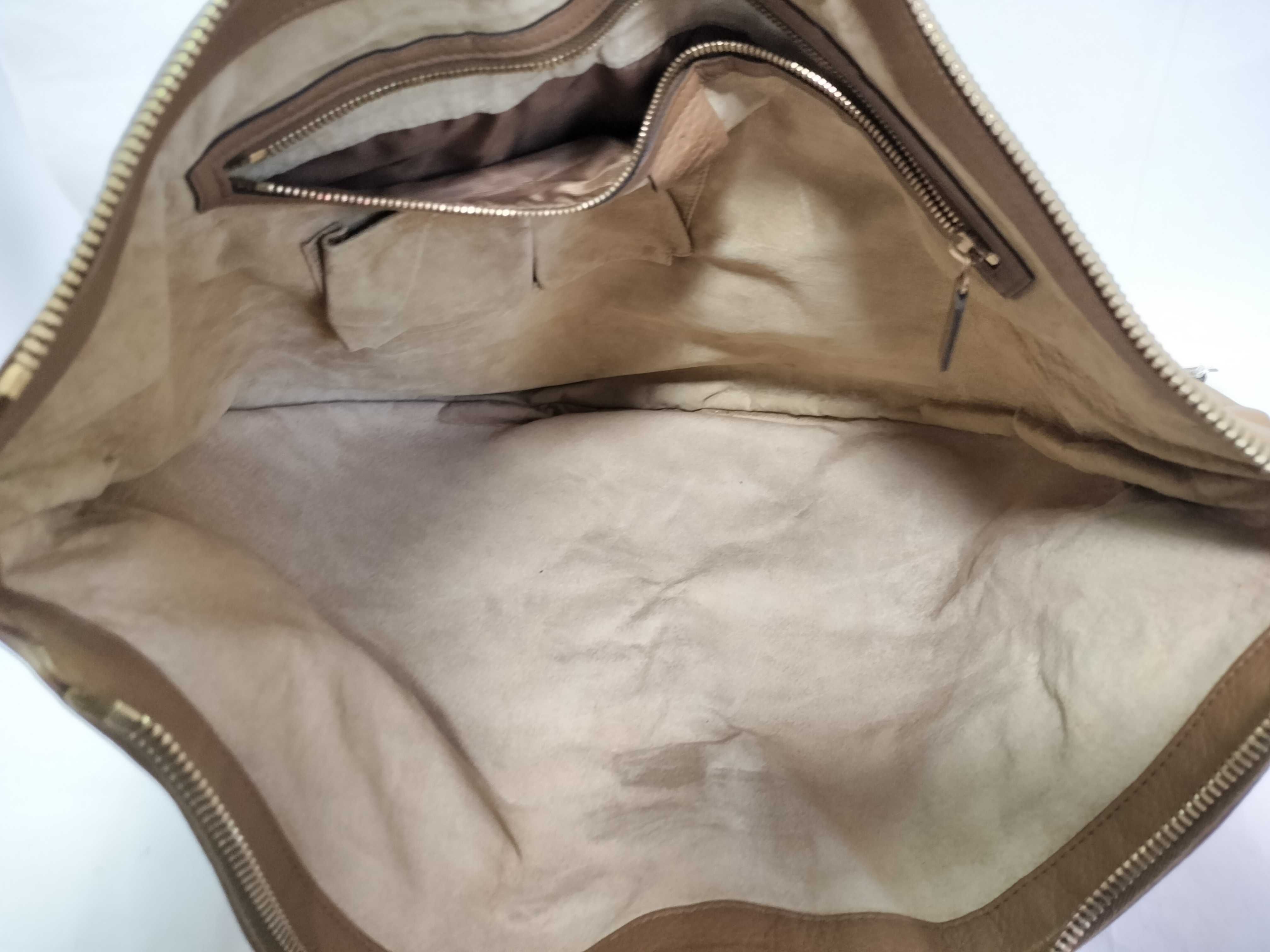Leather Shoulder Bag (Brown) — view 13