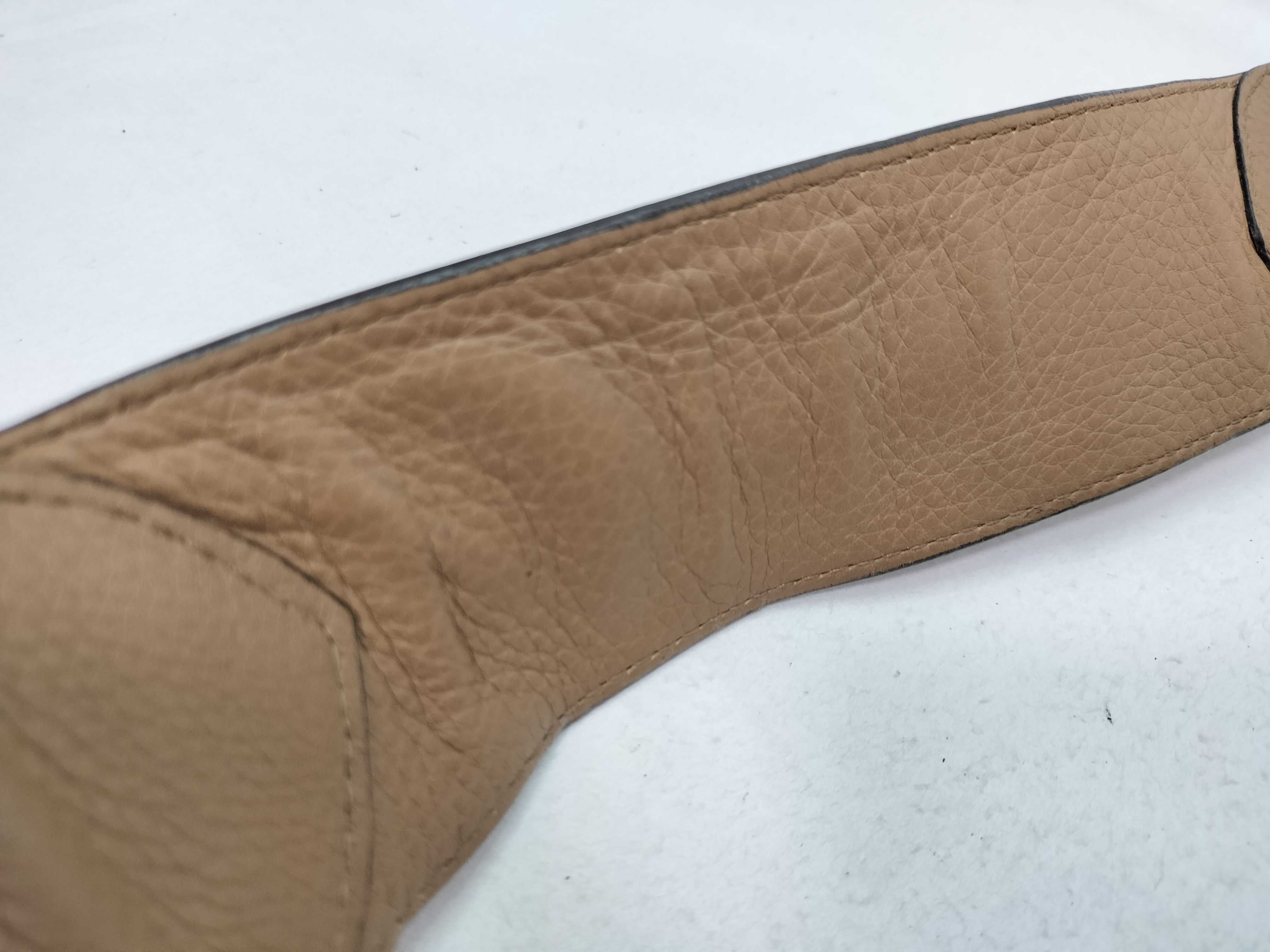 Leather Shoulder Bag (Brown) — view 5