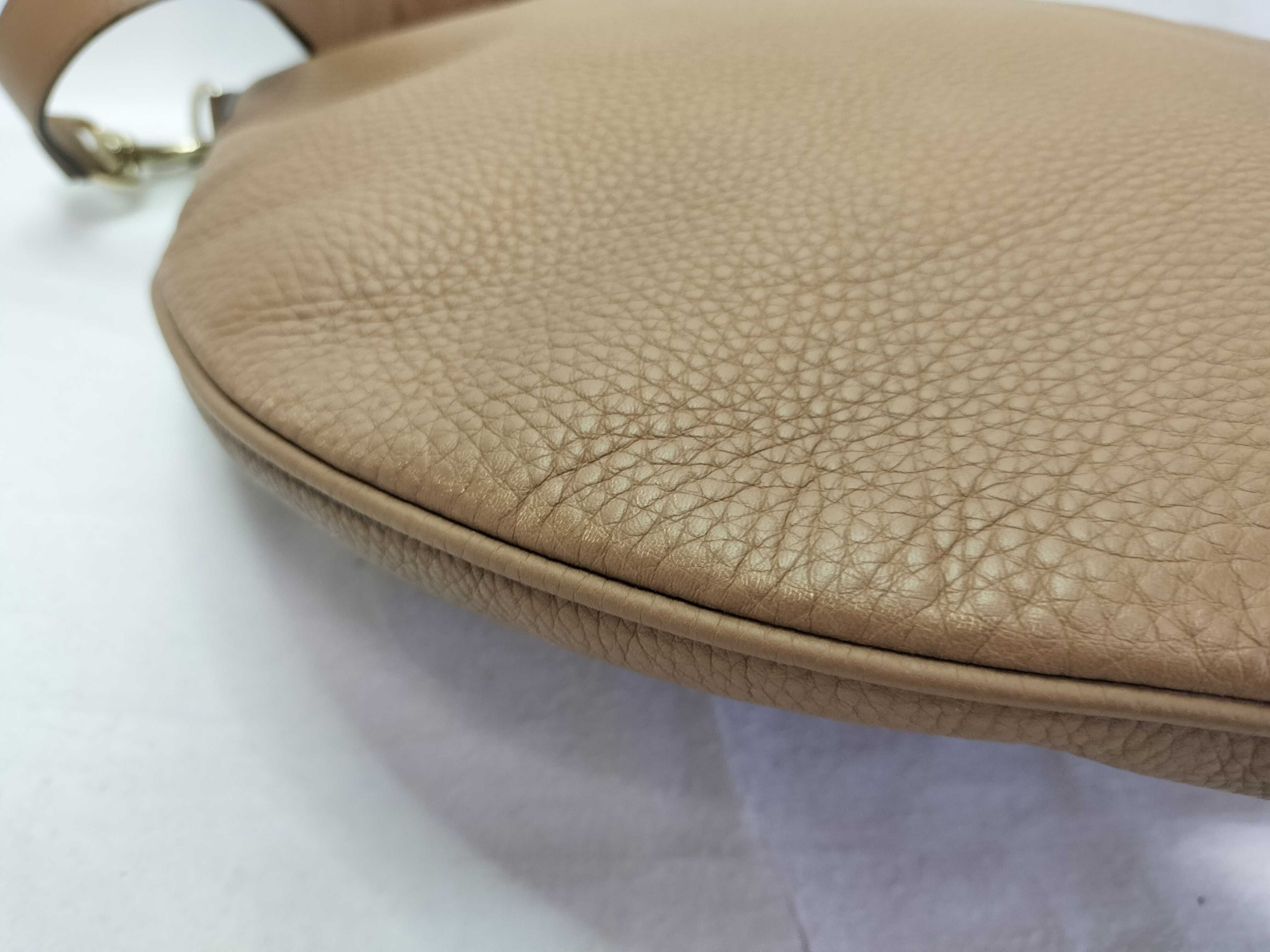 Leather Shoulder Bag (Brown) — view 9