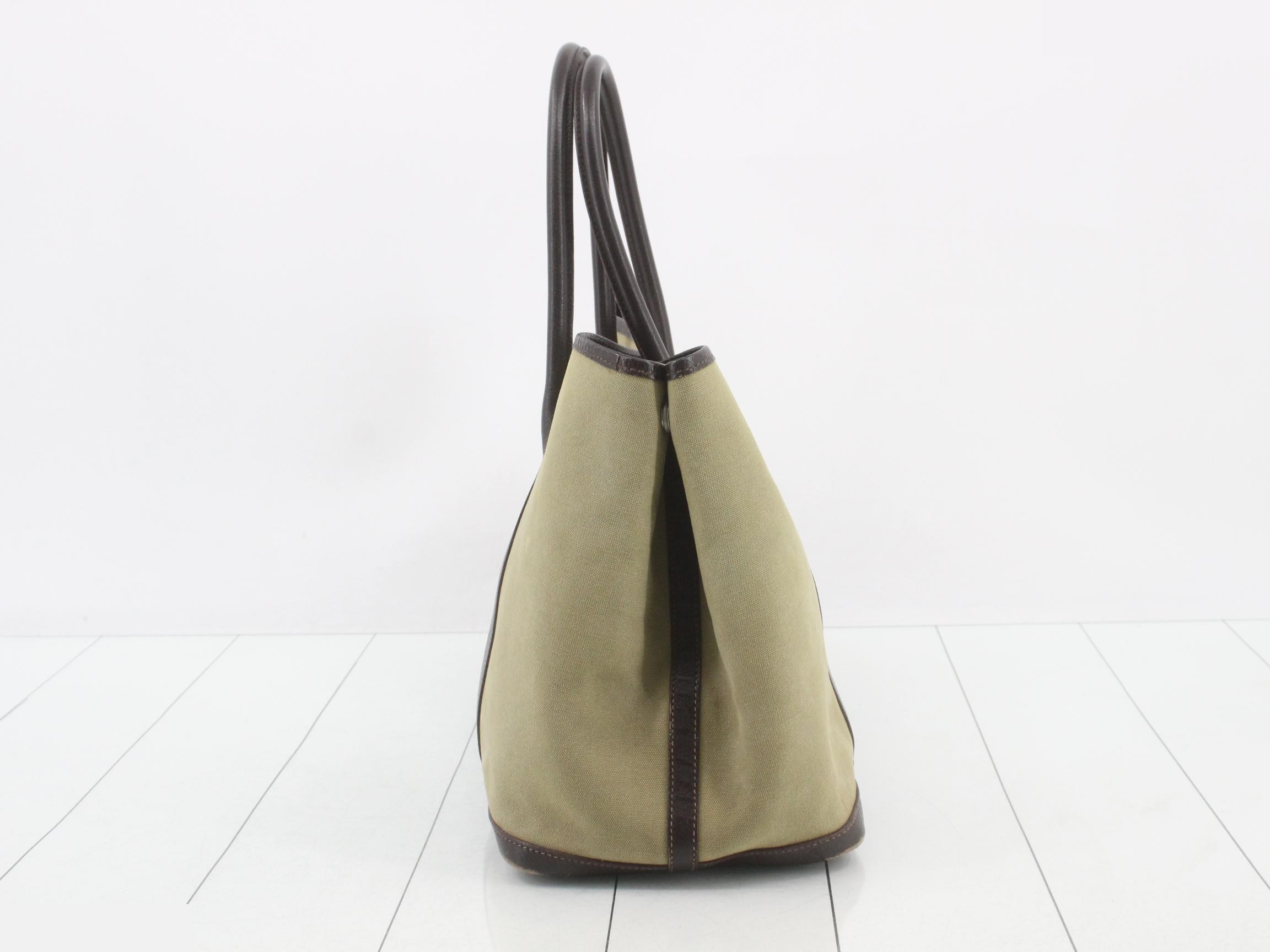 Garden Party PM Shoulder Bag, Khaki, G — view 4