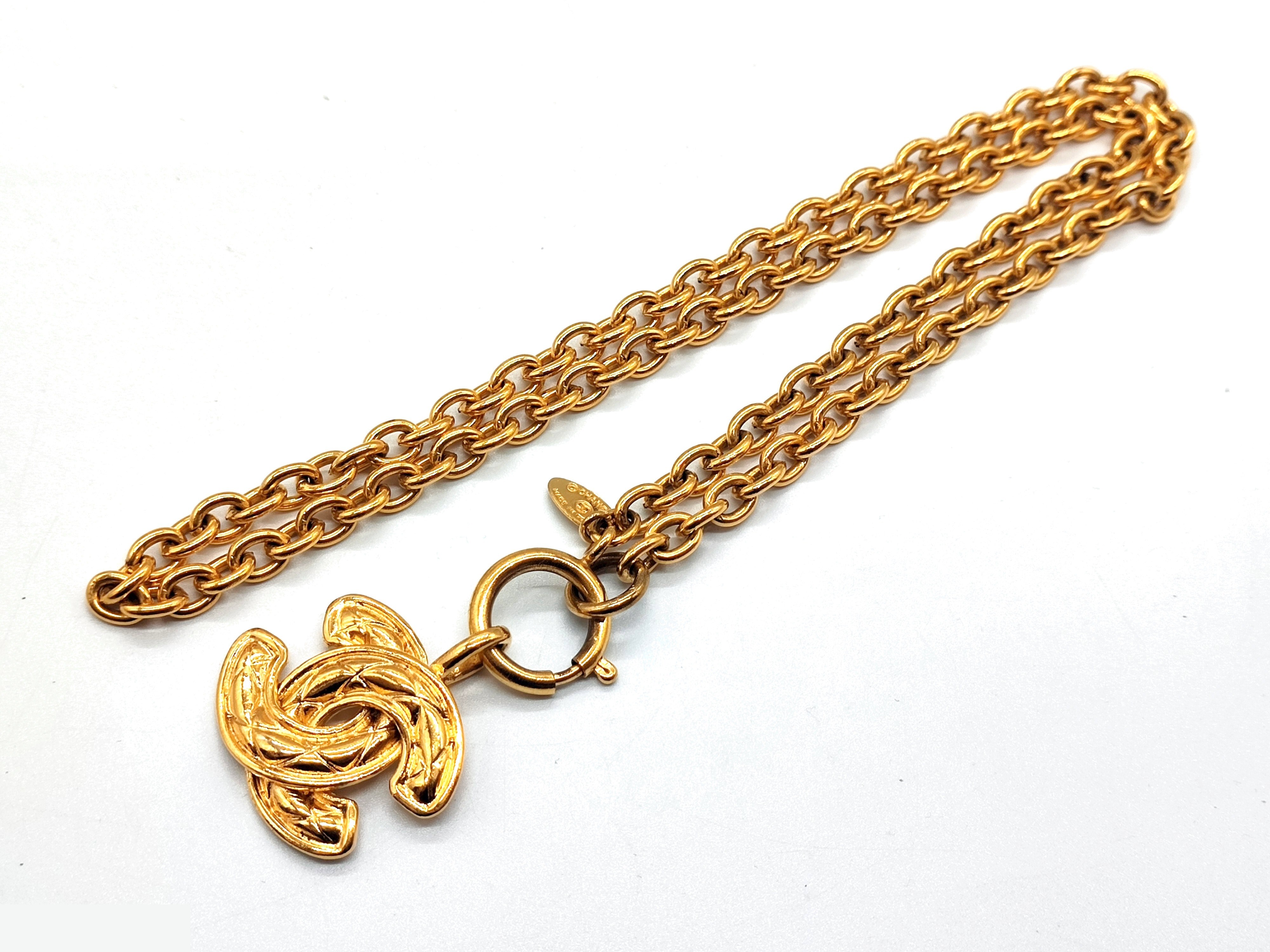 Coco Mark Matelassé Necklace, Chain approx. 56cm — view 5