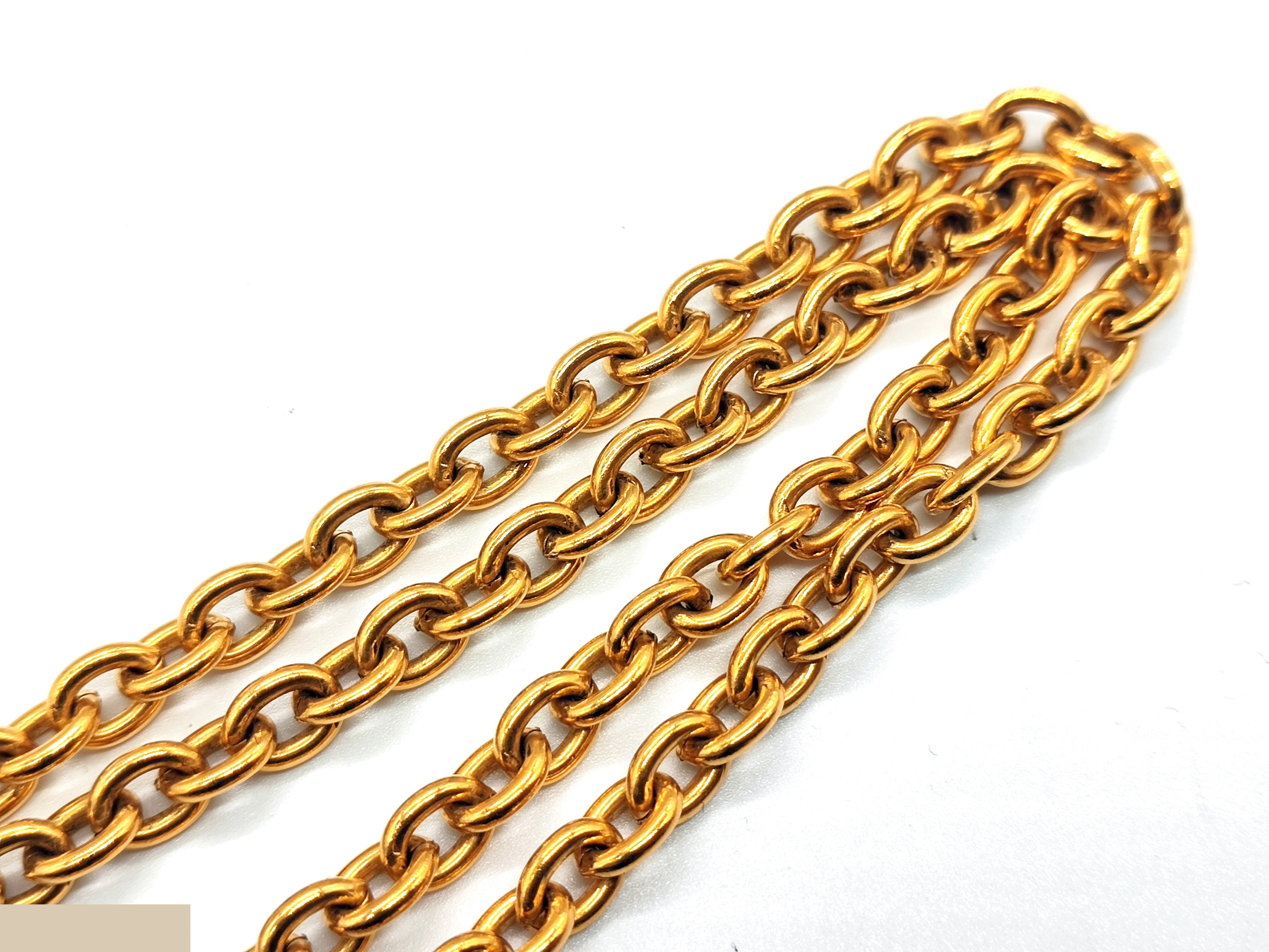 Coco Mark Matelassé Necklace, Chain approx. 56cm — view 10