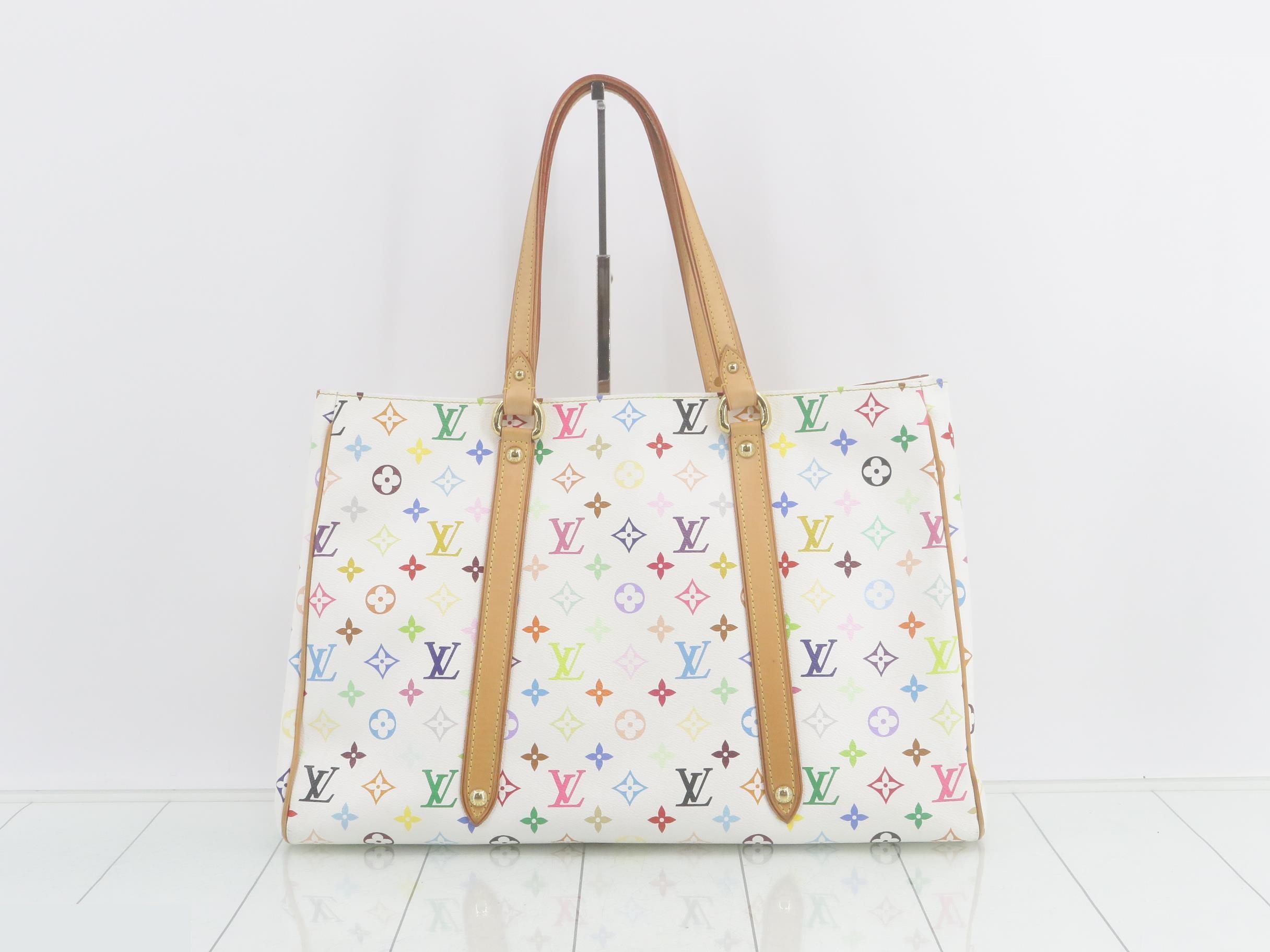 Multicolor tote bag, white — view 2