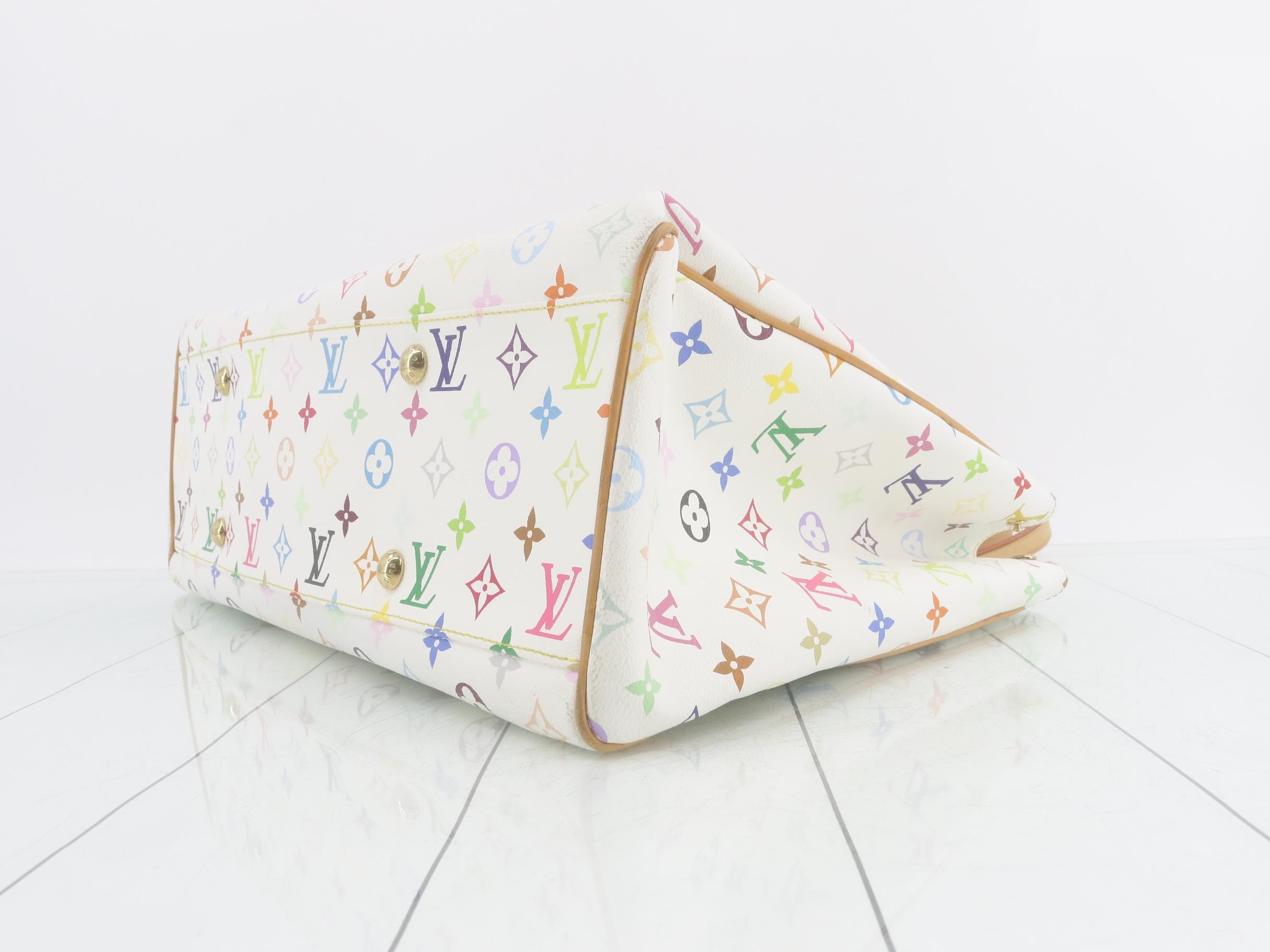 Multicolor tote bag, white — view 6