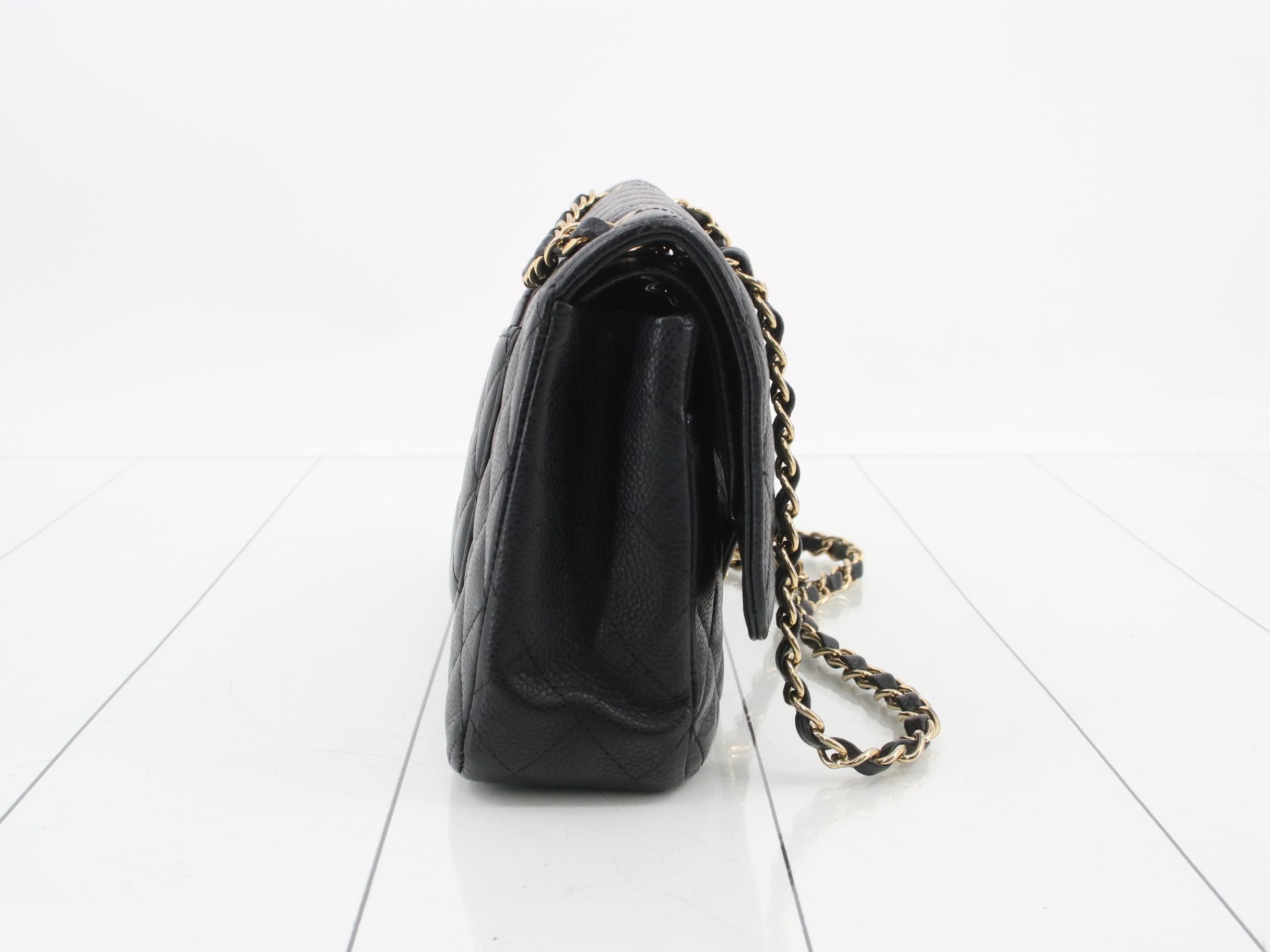 Item No. 27, A01112, Black, Caviar Leather, Gold Hardware, Matelassé 25 — view 4