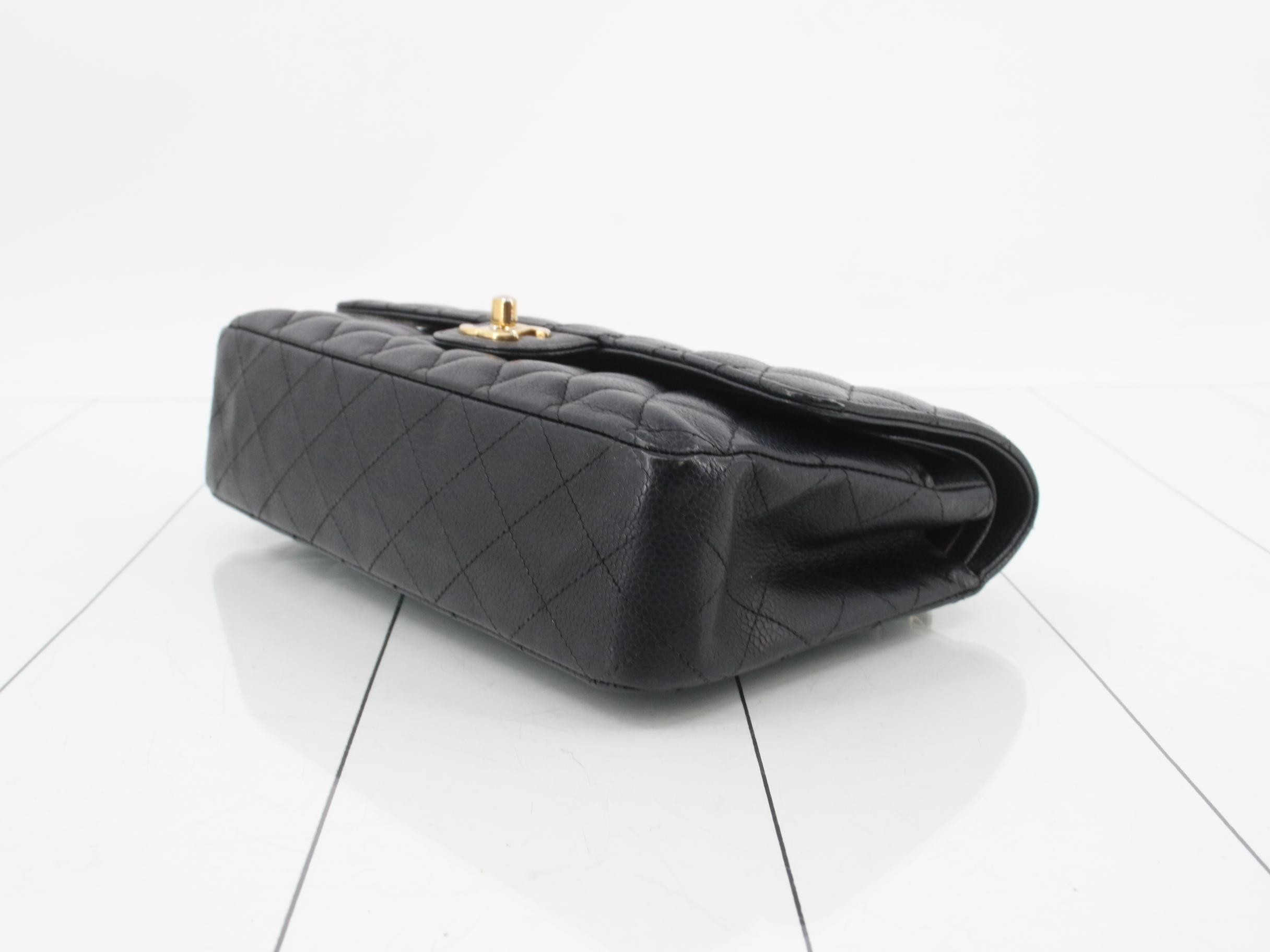 Item No. 27, A01112, Black, Caviar Leather, Gold Hardware, Matelassé 25 — view 6