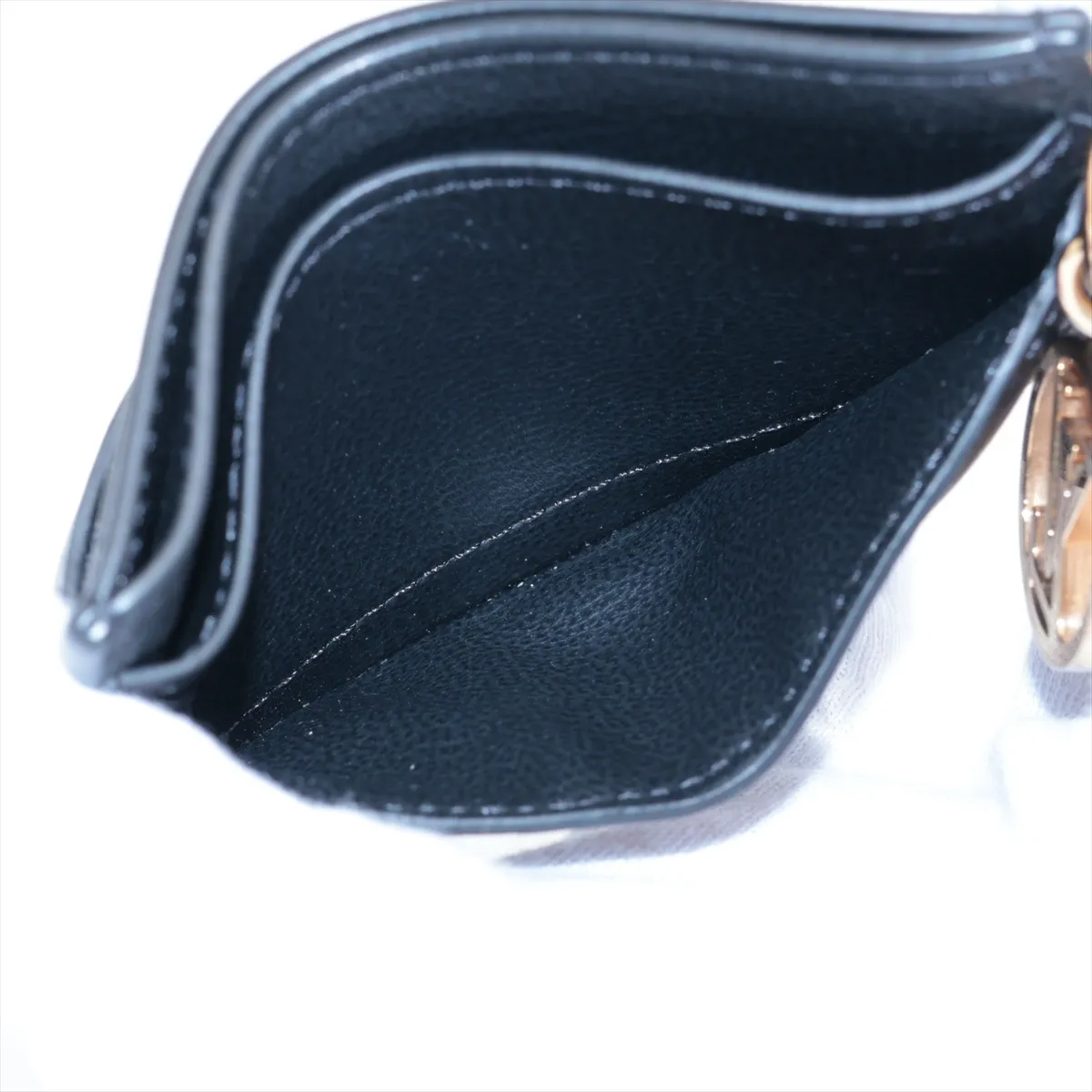 Monogram Embossed Porte Cartes Coussin M82748 Black Card Case (RFID detected) — view 7