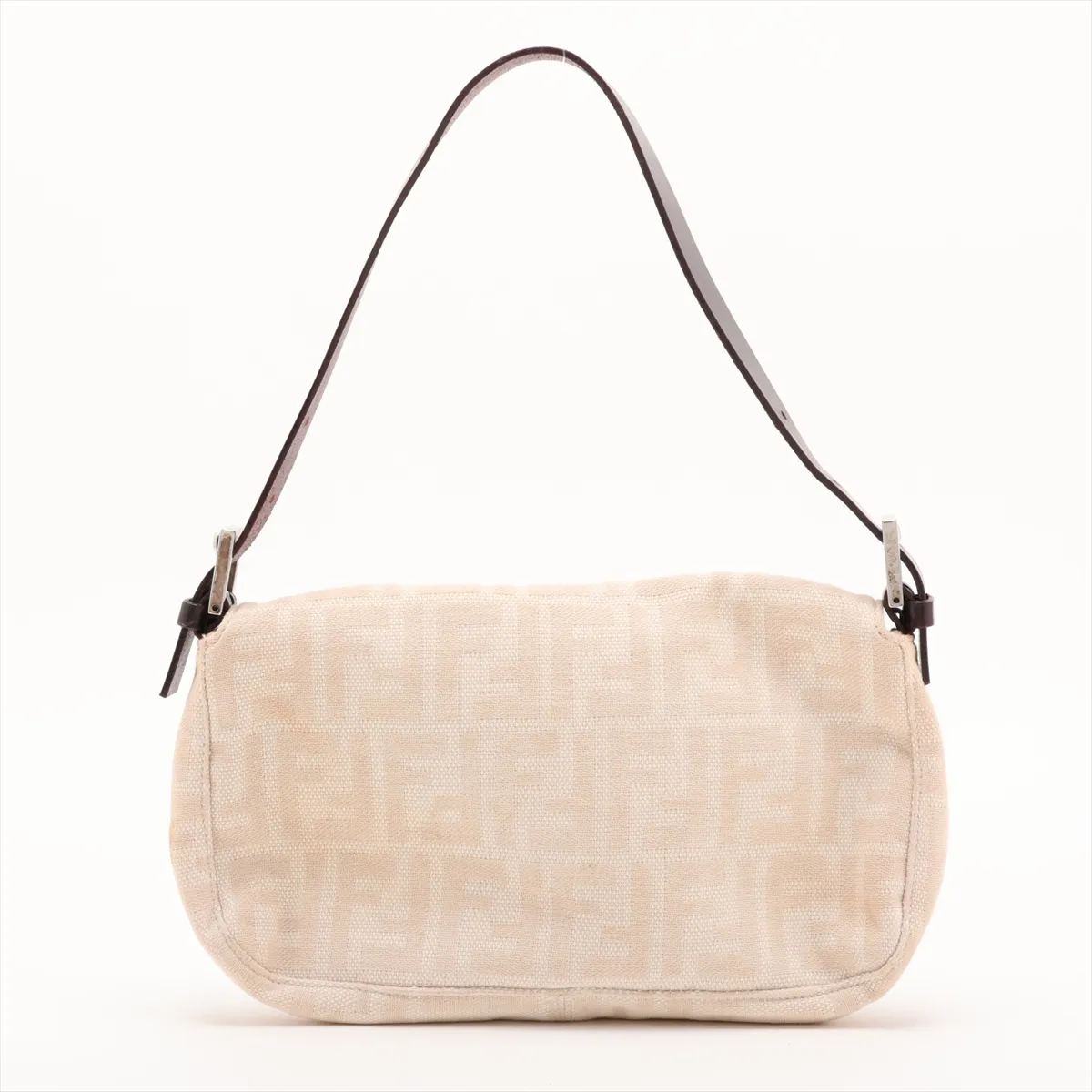 Zucca Mamma Bucket 26424 Canvas x Leather Shoulder Bag Beige — view 2