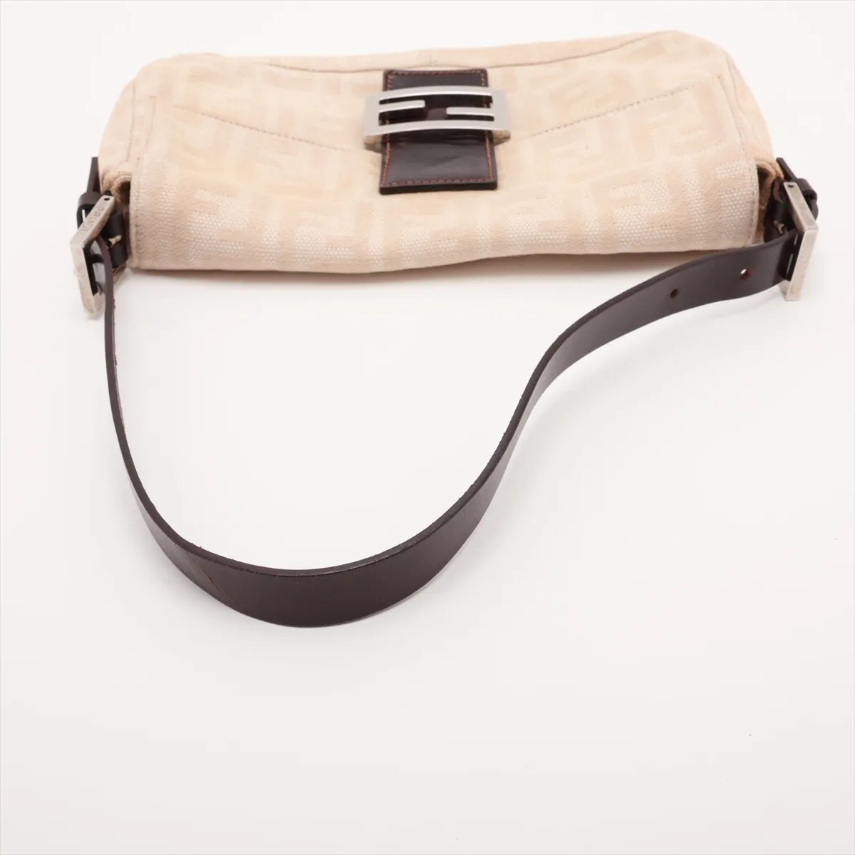 Zucca Mamma Bucket 26424 Canvas x Leather Shoulder Bag Beige — view 5