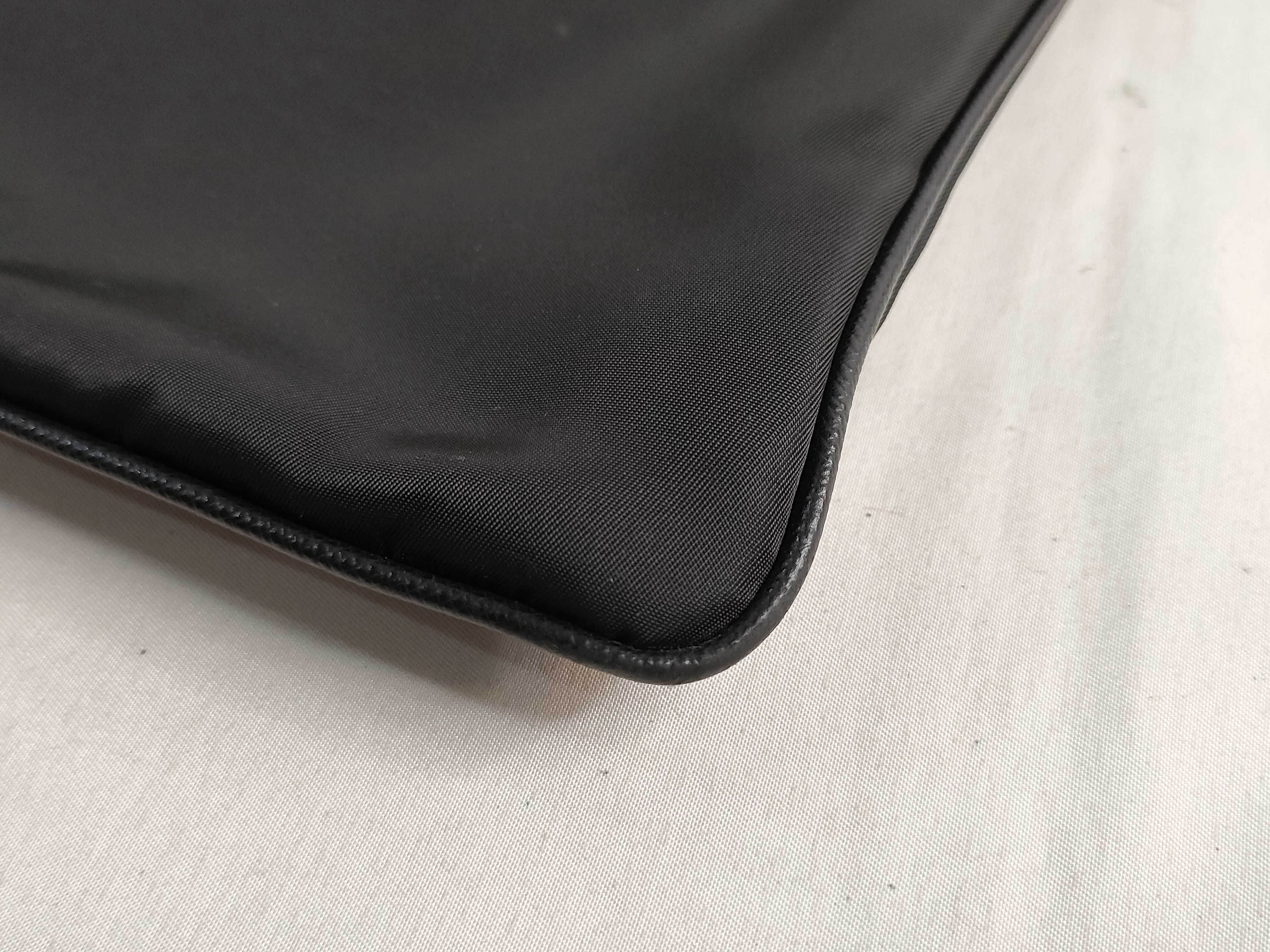 Nylon Prada Tessuto Nylon x Leather Shoulder Bag Black Shoulder Bag — view 6