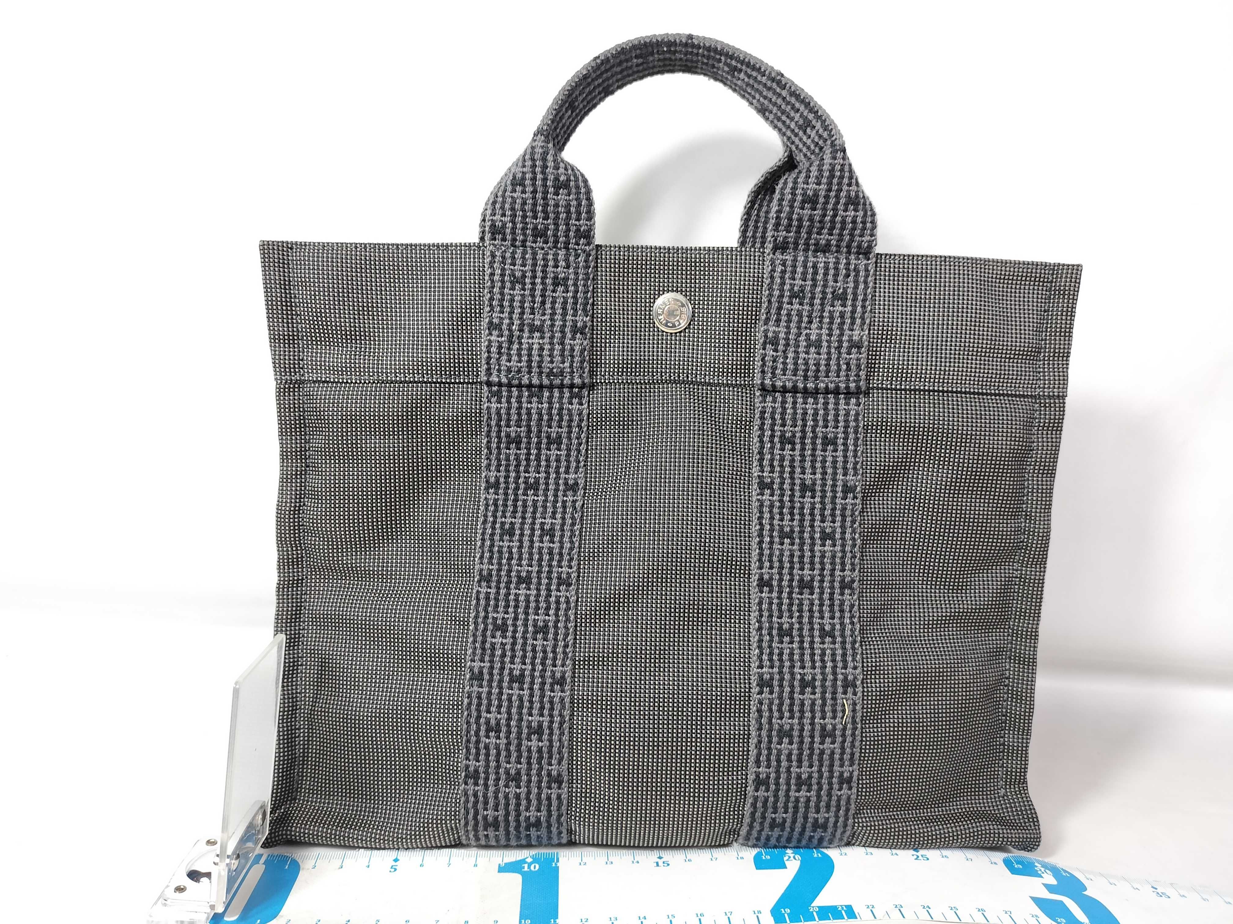 Herline PM Canvas Tote Bag, Gray Tote Bag — view 2