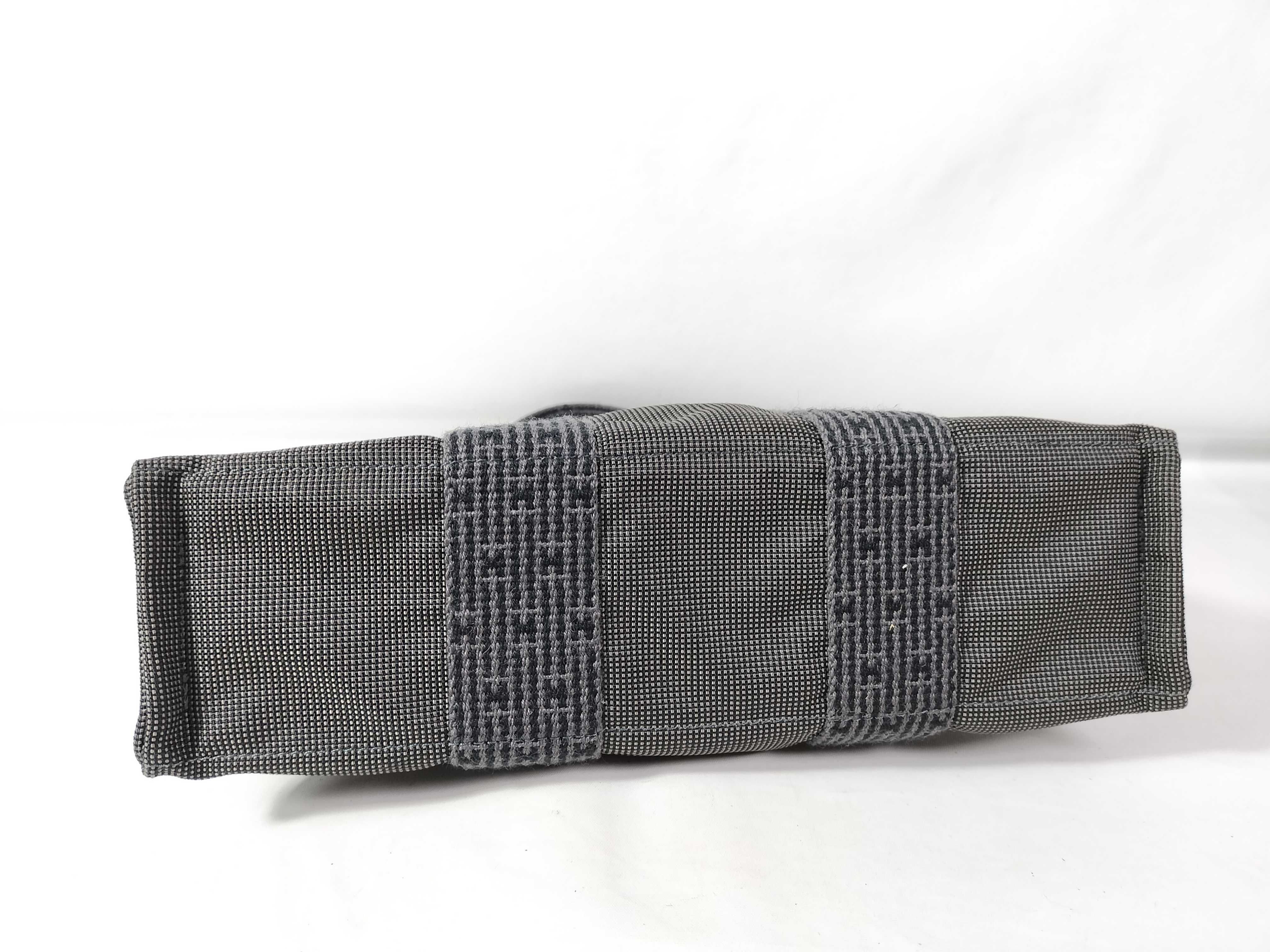 Herline PM Canvas Tote Bag, Gray Tote Bag — view 5