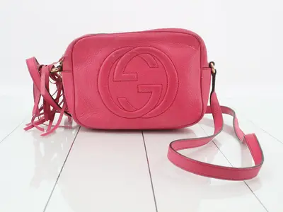 Soho Fringe Shoulder Bag, Pink