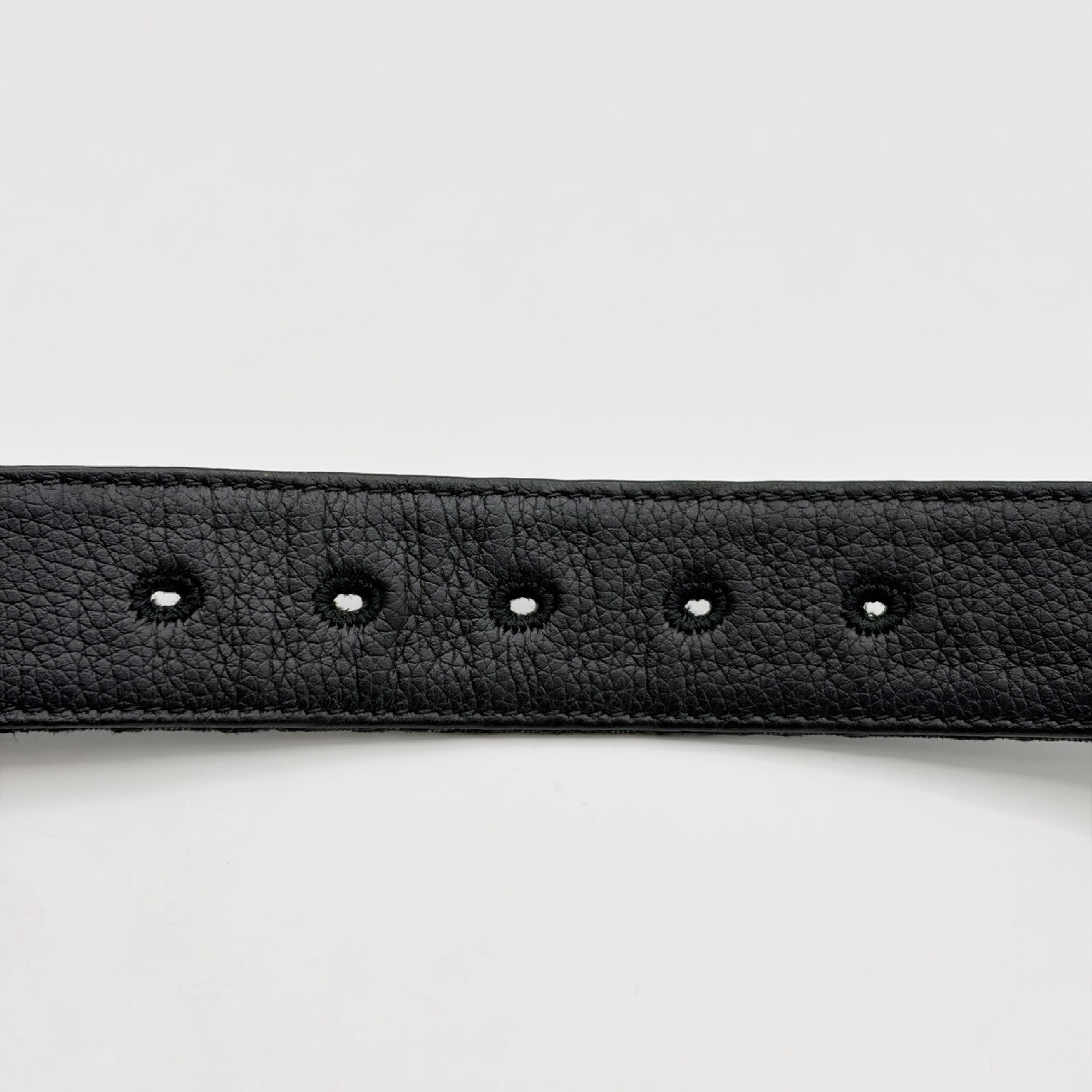 Oblique Jacquard Belt with CD Logo and Silver Buckle — view 10
