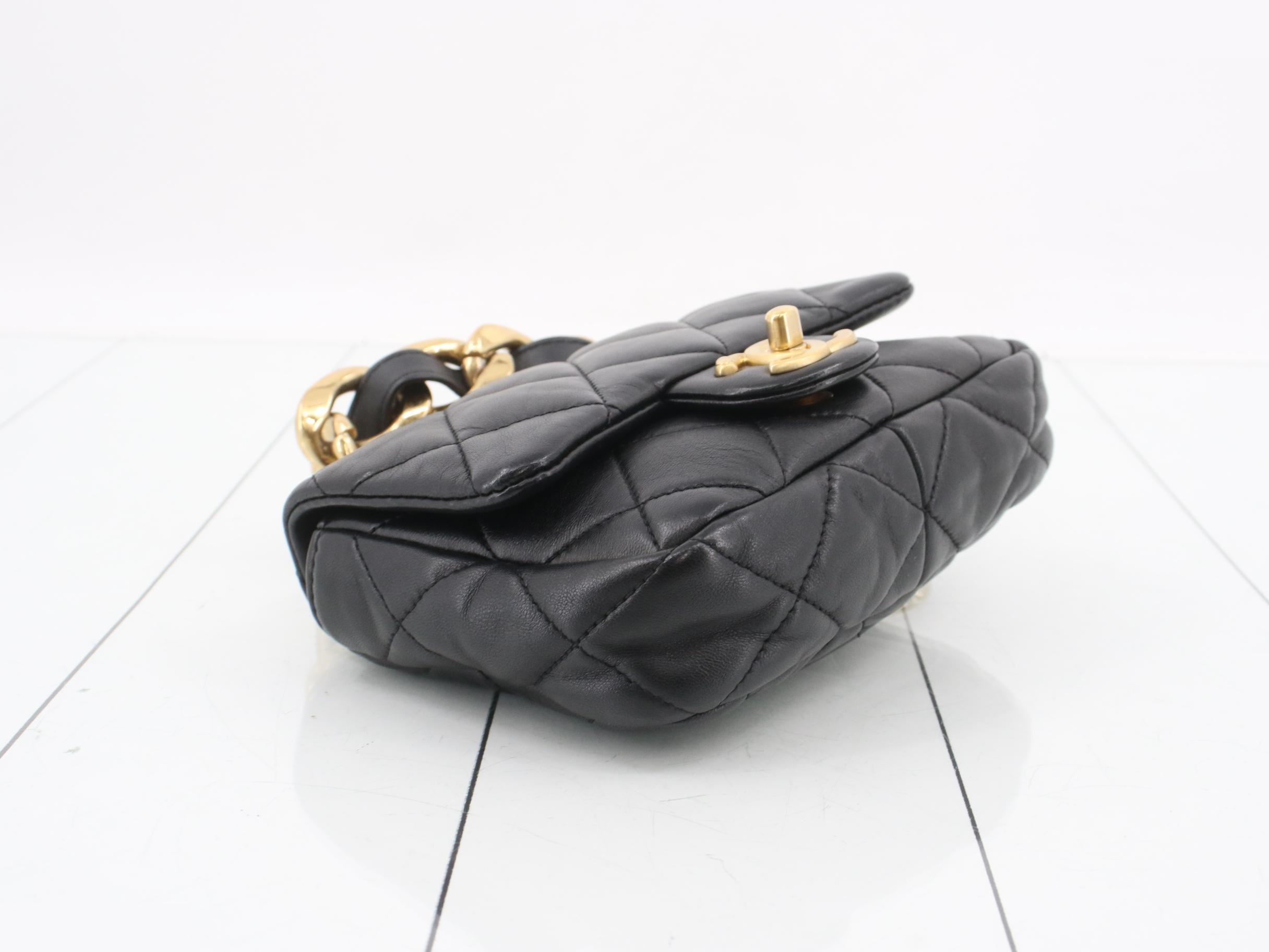 Lambskin Matelassé Shoulder Bag — view 5