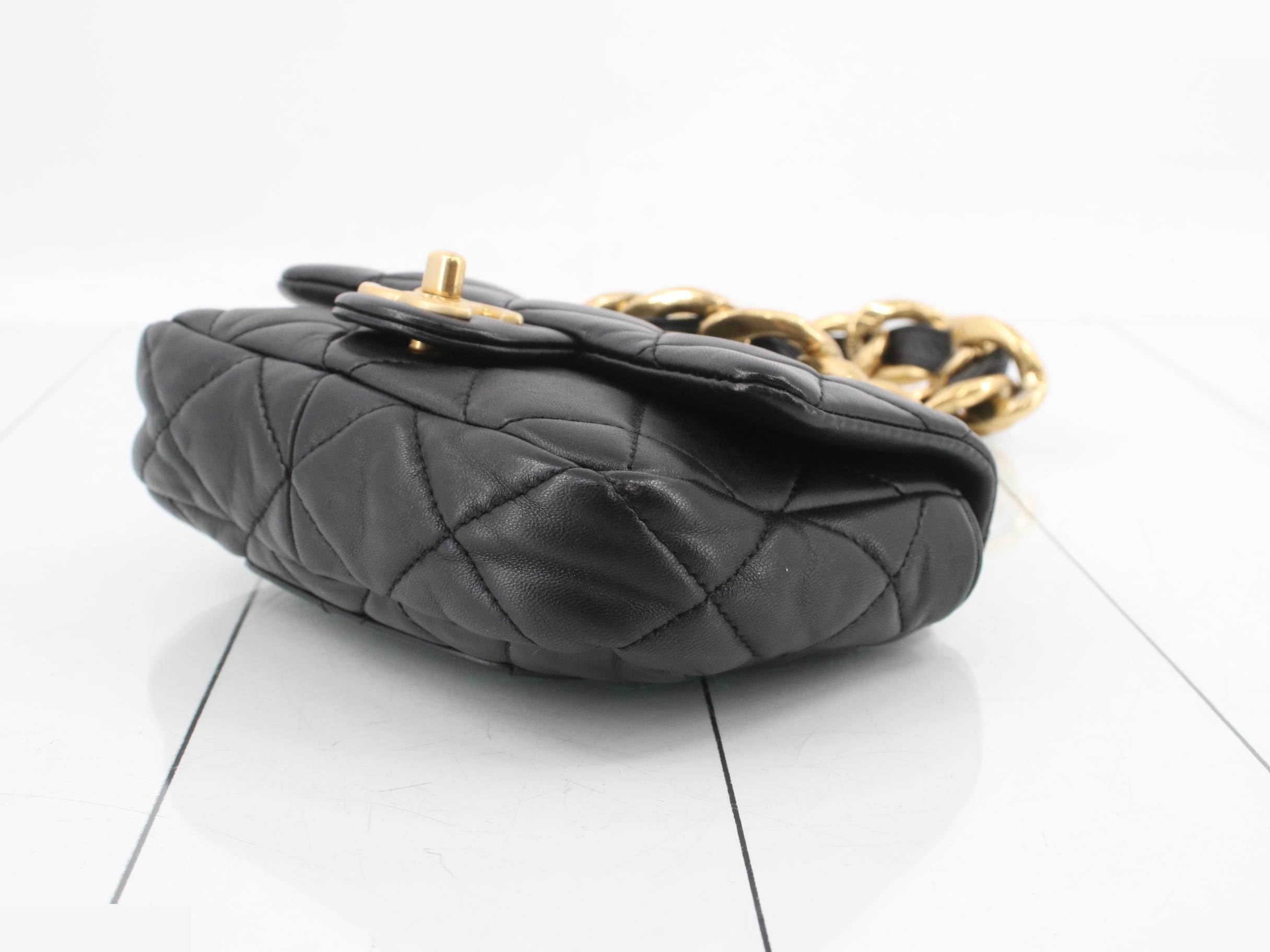 Lambskin Matelassé Shoulder Bag — view 6