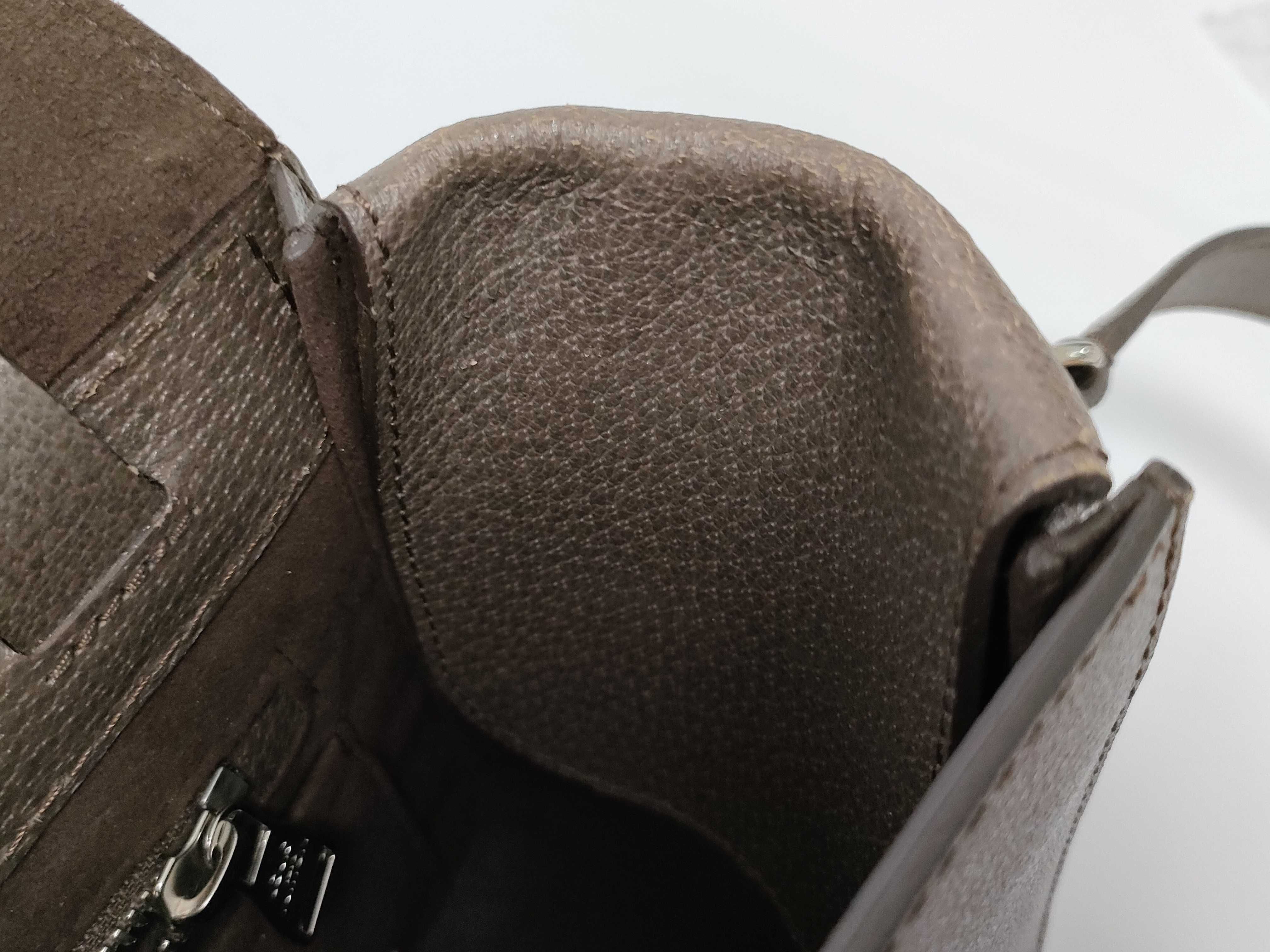 ID- Samara Reporter Cowskin M94417 #RI2193 Brown with strap shoulder bag — view 11