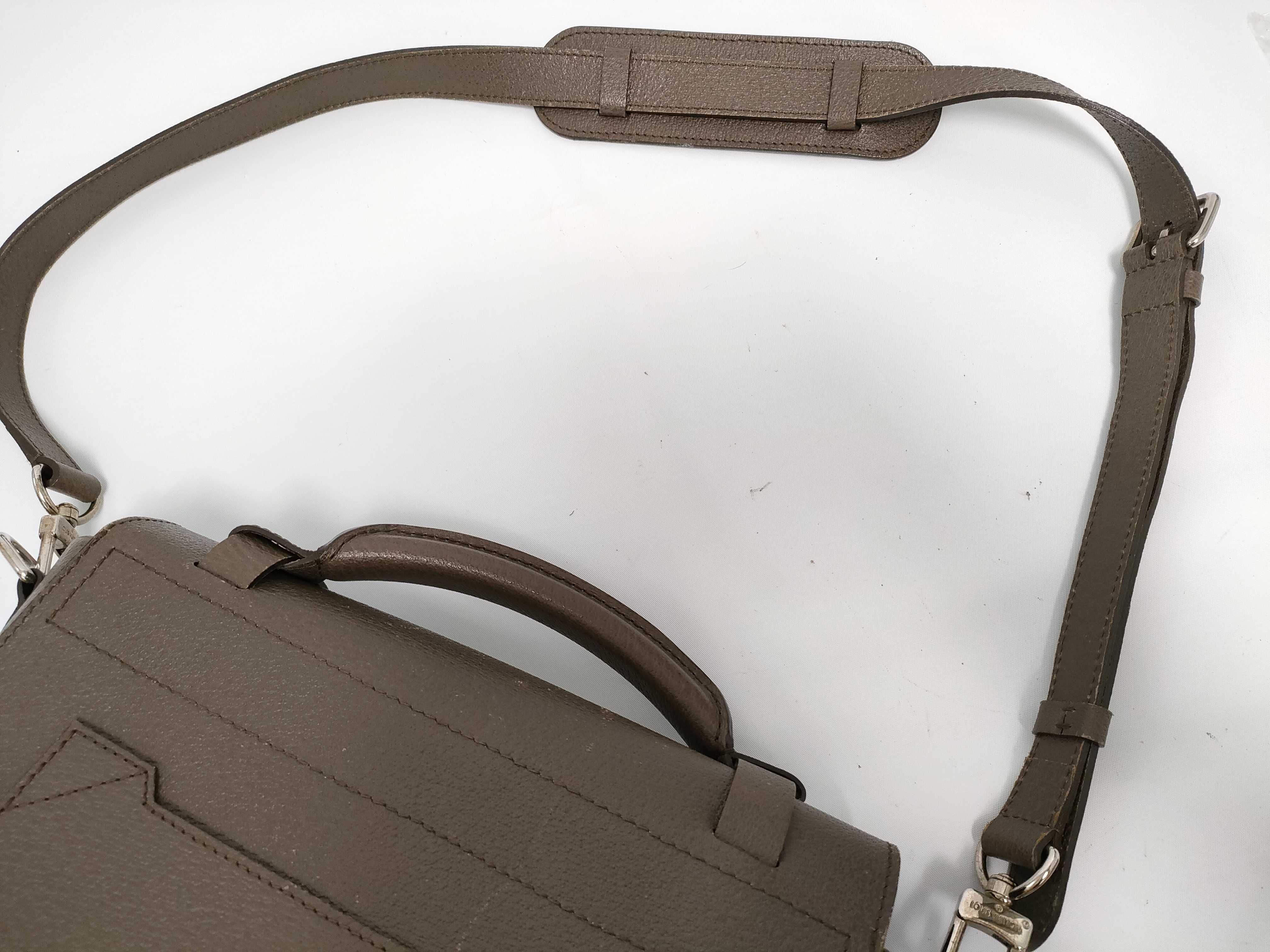 ID- Samara Reporter Cowskin M94417 #RI2193 Brown with strap shoulder bag — view 5