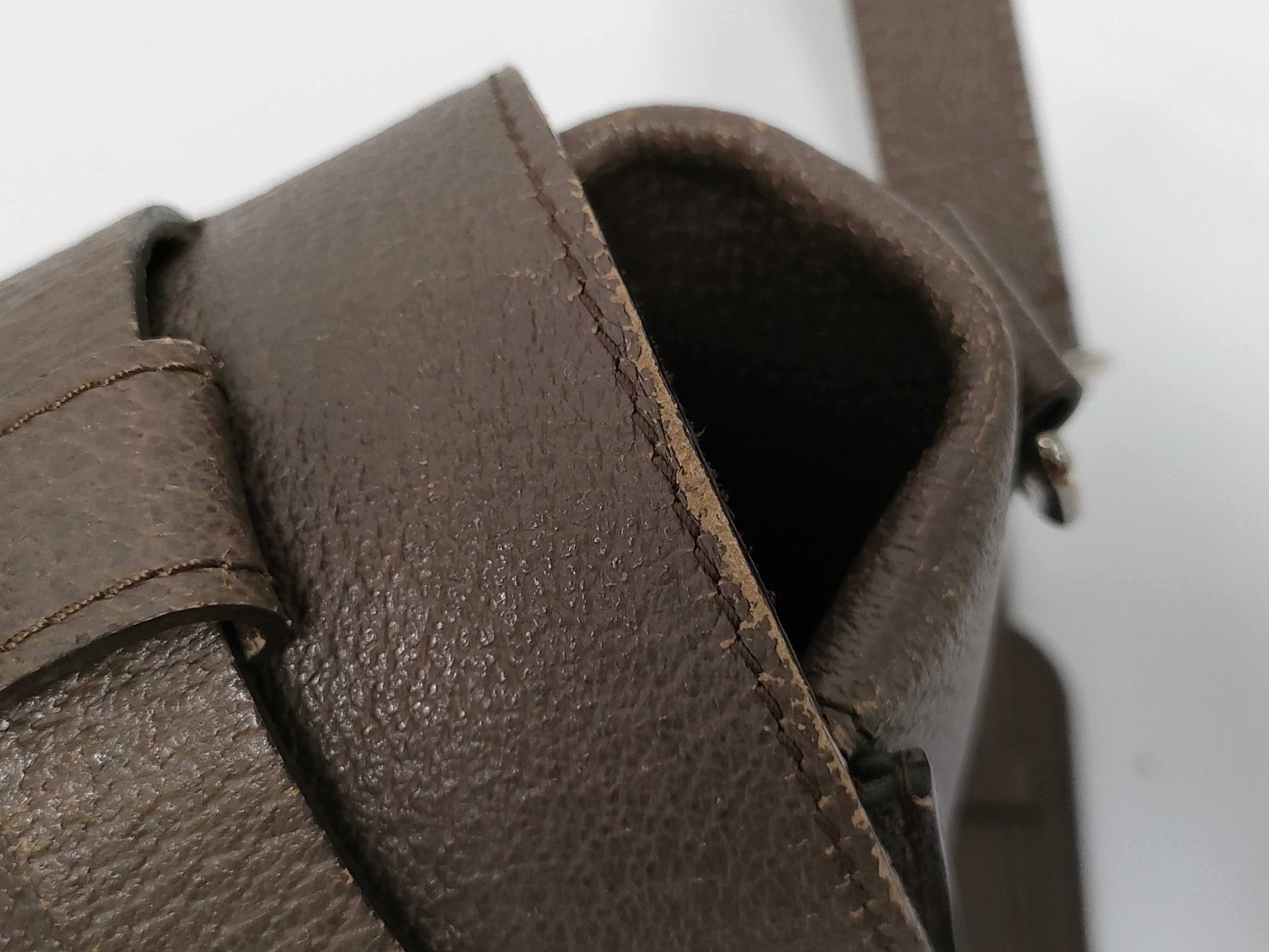 ID- Samara Reporter Cowskin M94417 #RI2193 Brown with strap shoulder bag — view 7