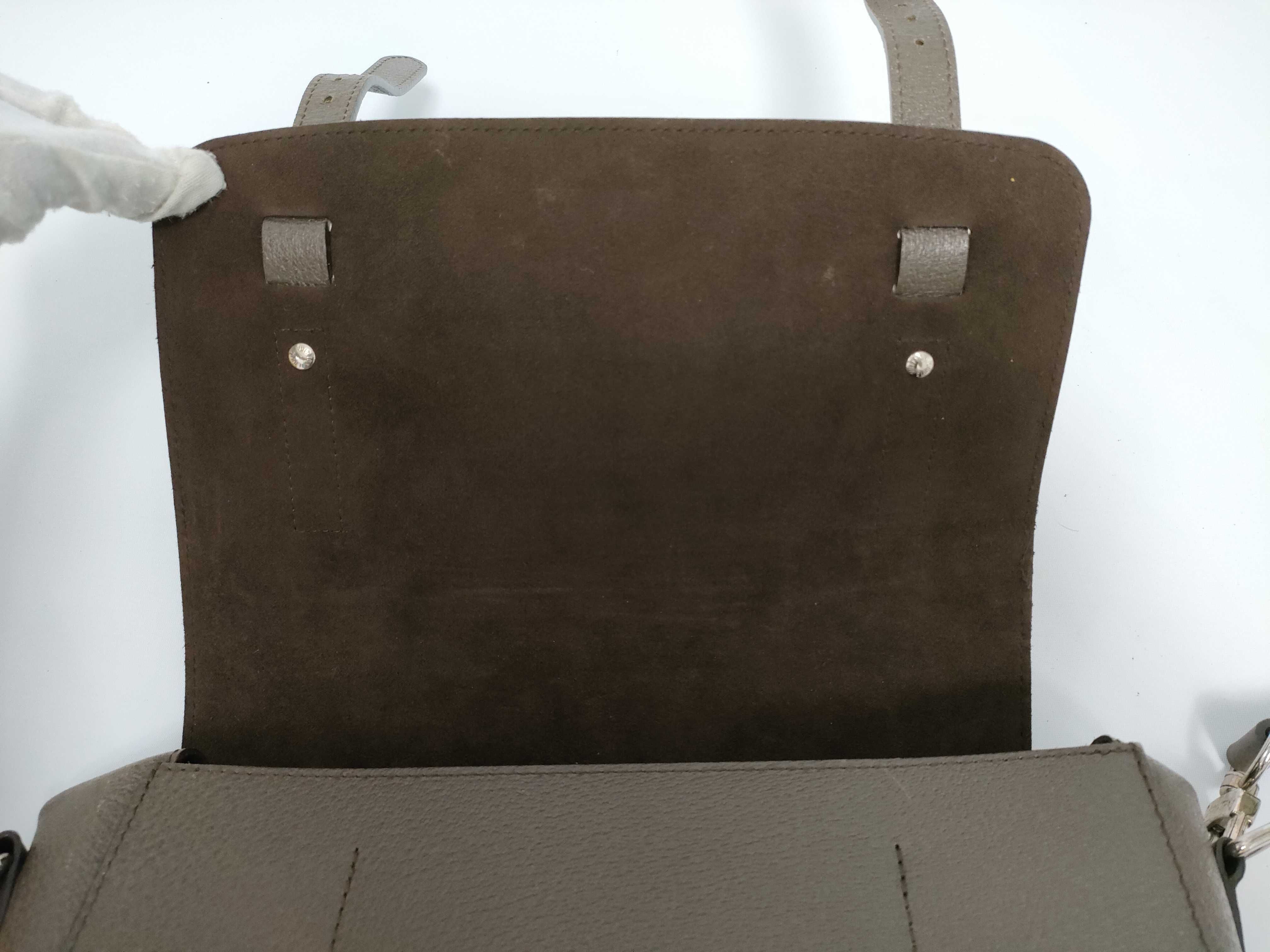 ID- Samara Reporter Cowskin M94417 #RI2193 Brown with strap shoulder bag — view 8