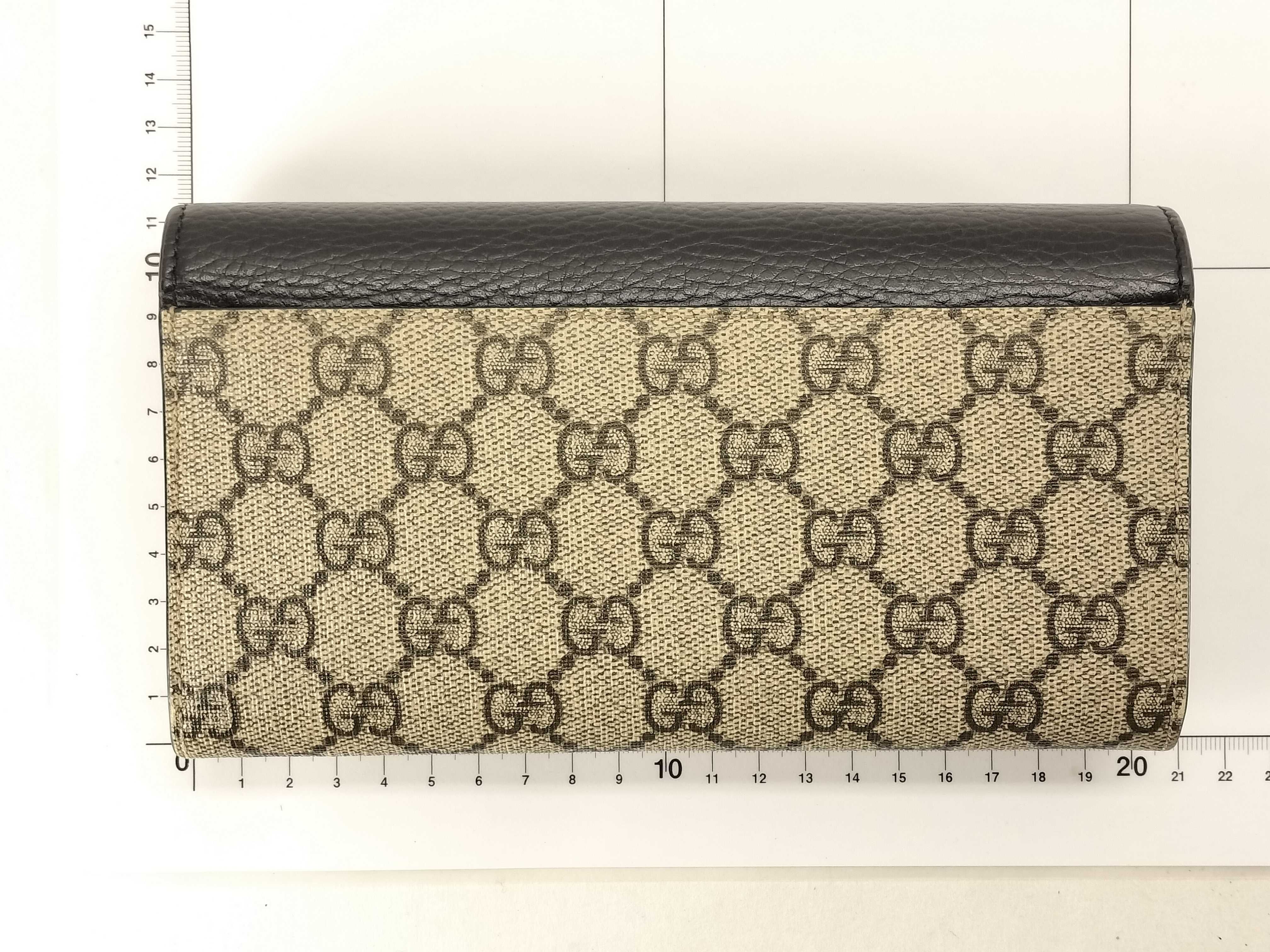 GG Supreme Gucci Long Wallet GG Supreme 456116 Wallet — view 2