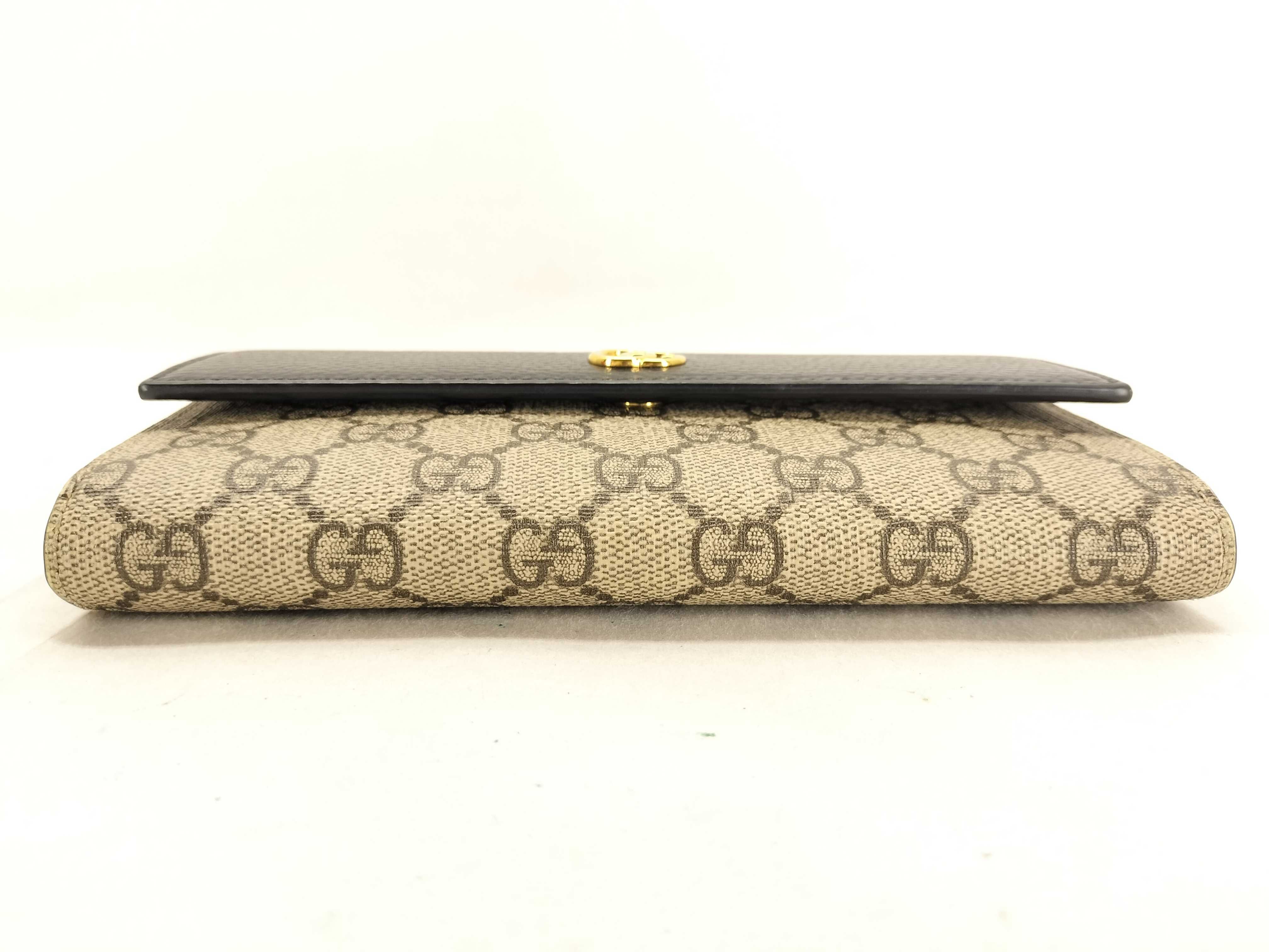 GG Supreme Gucci Long Wallet GG Supreme 456116 Wallet — view 13