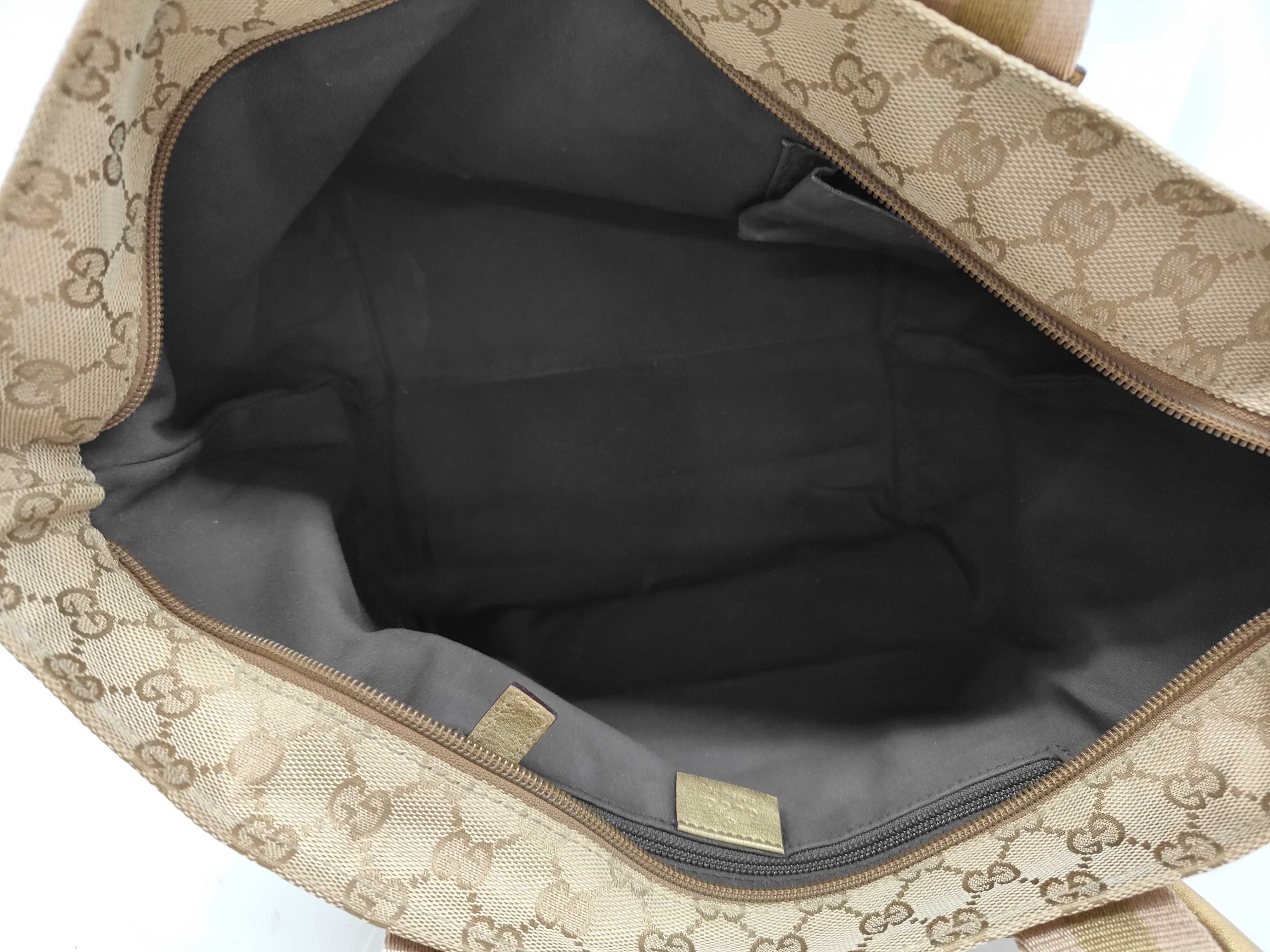 GG Canvas Web Tote Bag — view 6